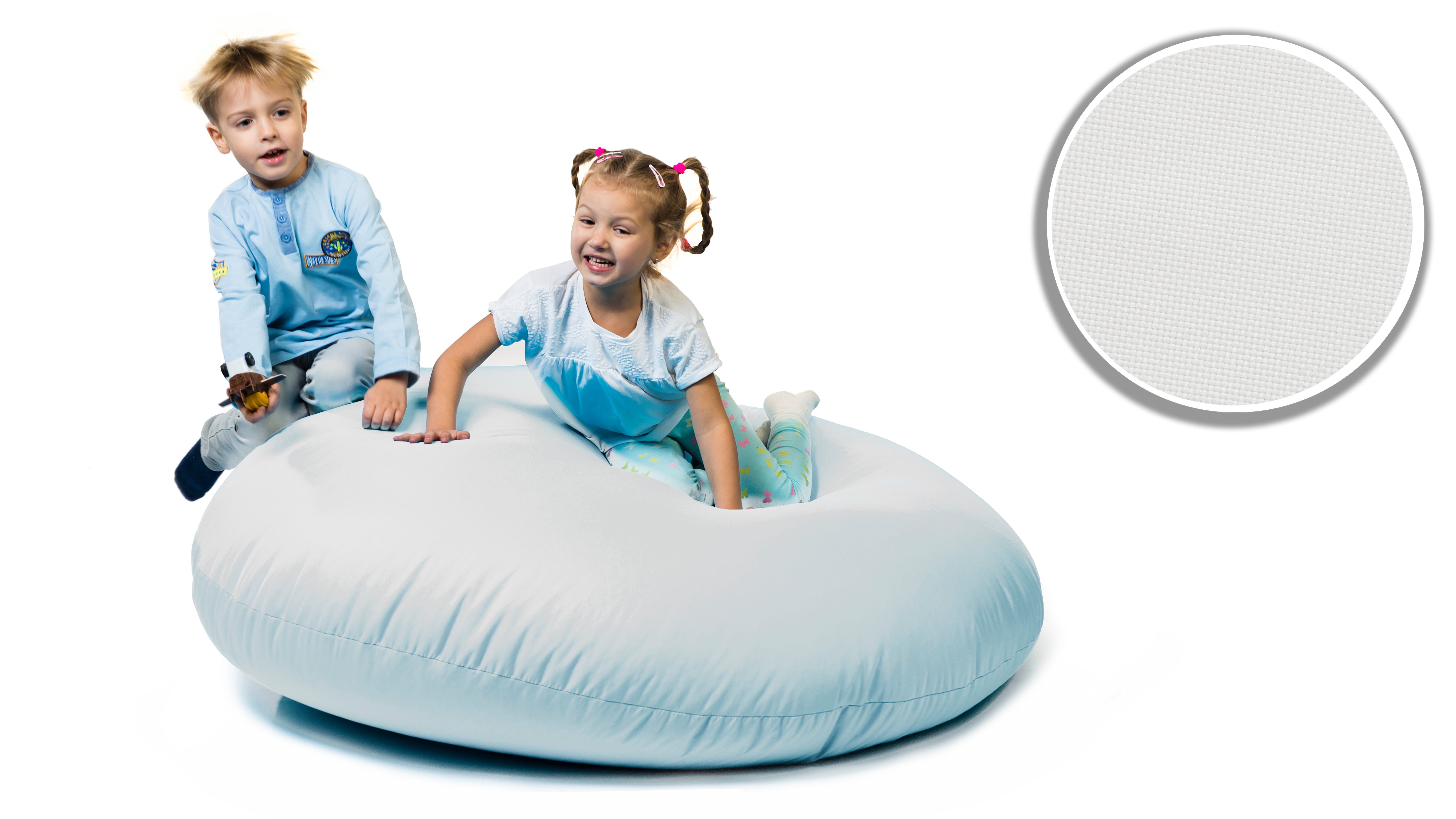 mit Sitzsack Weiß Indoor Erwachsene für Füllung sunnypillow Kinder Outdoor Styropor & und