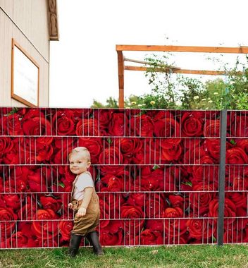 MyMaxxi Sichtschutzstreifen Zaunsichtschutz Infinity Rose Sichtschutz Garten Zaun