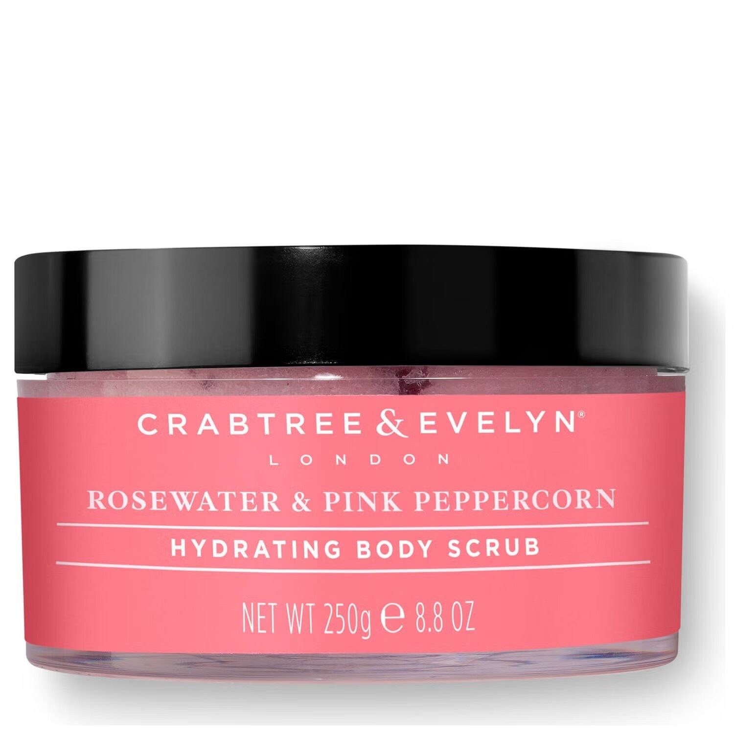 Crabtree & Evelyn Körperpeeling Hydratisierendes Körperpeeling mit Rosenwasser und rosa Pfefferkörnern
