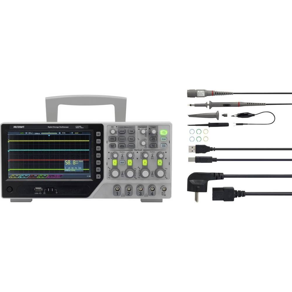 1000 Serie, VOLTCRAFT Speicheroszilloskop 4-Kanal Digital-Speicher (DSO) Multimeter