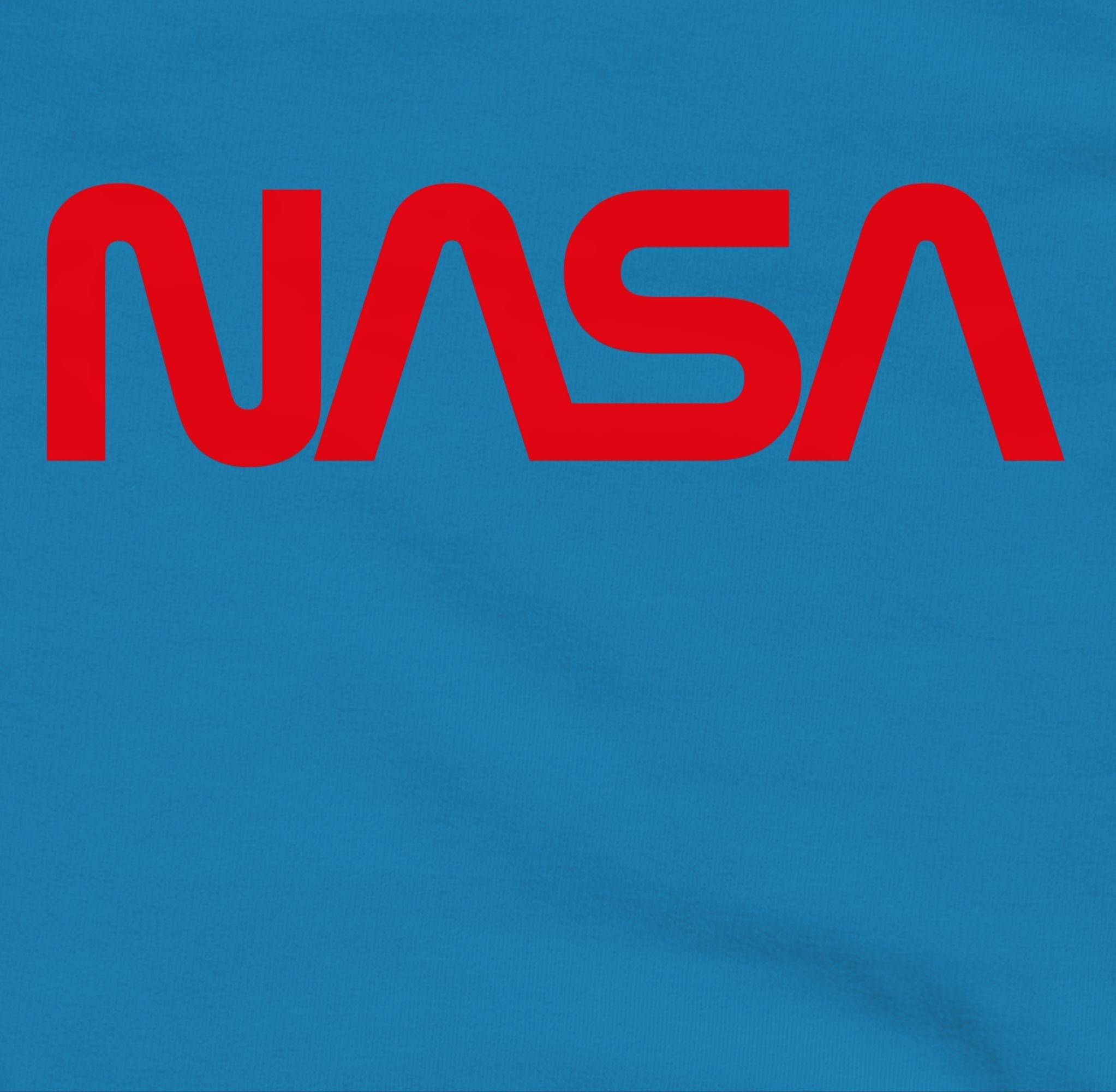 Nasa und Weltraum Raumfahrt Mondlandung Astronaut Kinderkleidung Co Himmelblau Shirtracer 1 - Hoodie