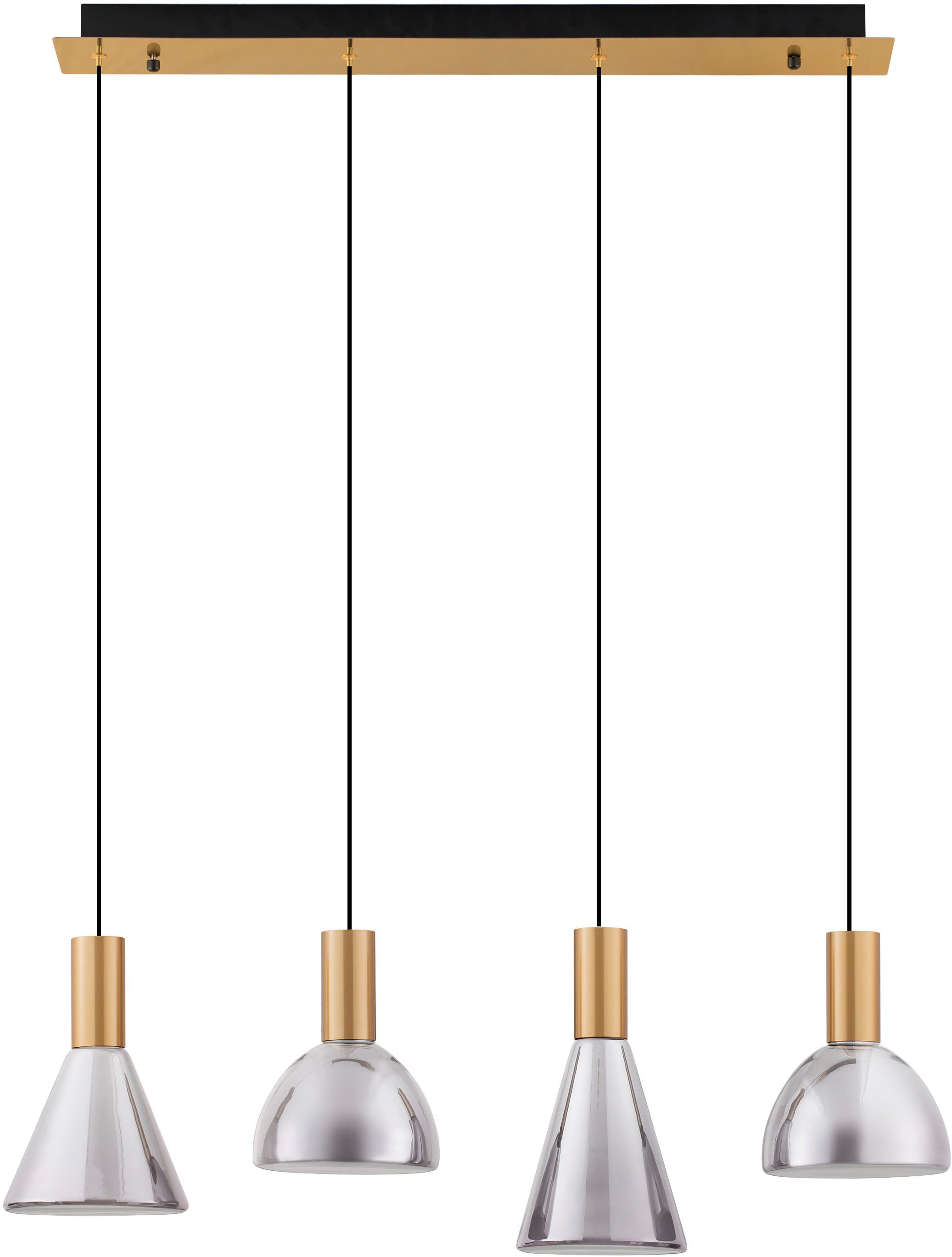 Nova Luce Pendelleuchte VOI, LED fest integriert, Warmweiß