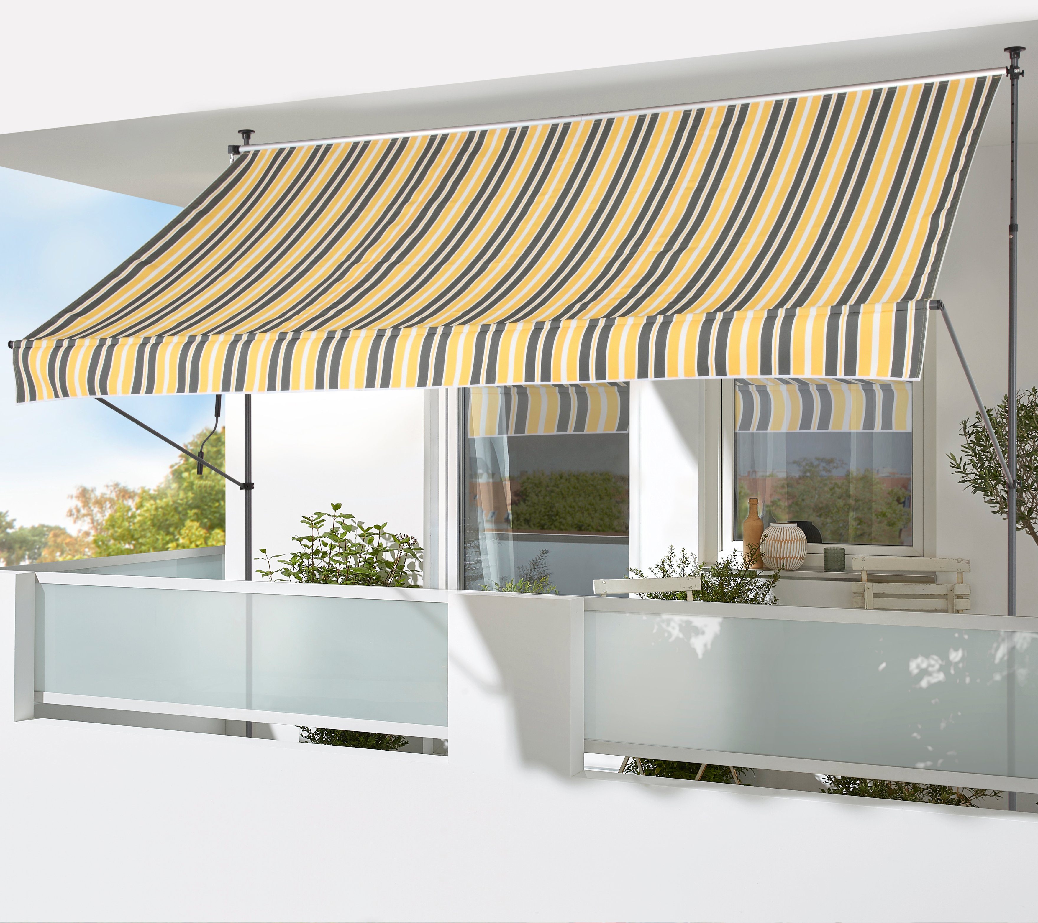 KONIFERA Klemmmarkise Breite/Ausfall: 250/150 cm günstig online kaufen