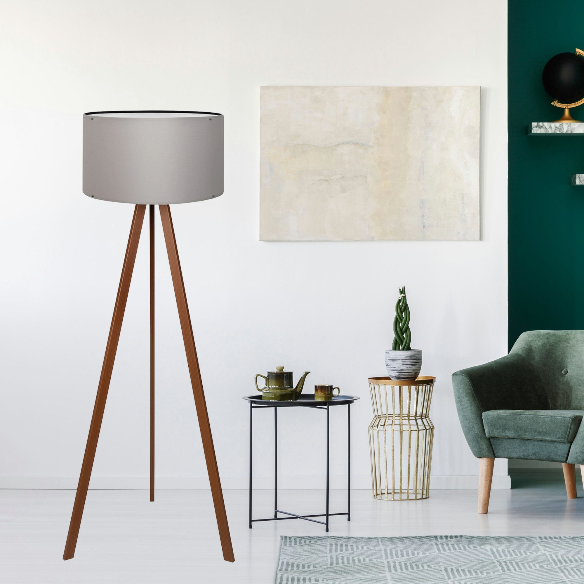 lux.pro Stehlampe, ohne Leuchtmittel, »Newport« Stehleuchte günstig online kaufen