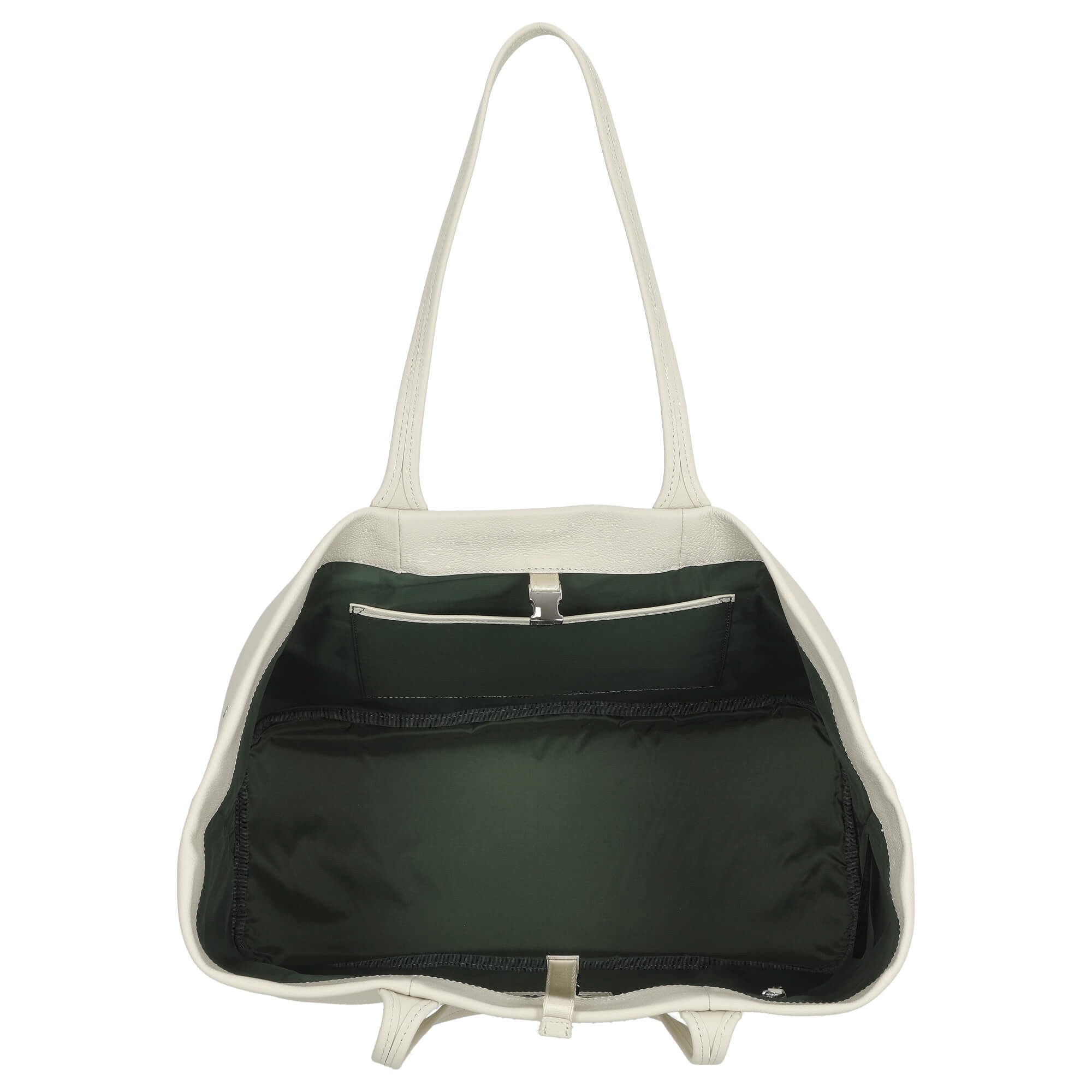 Lacoste Shopper City Court - Shopper XL 15" 40 cm (bone white)