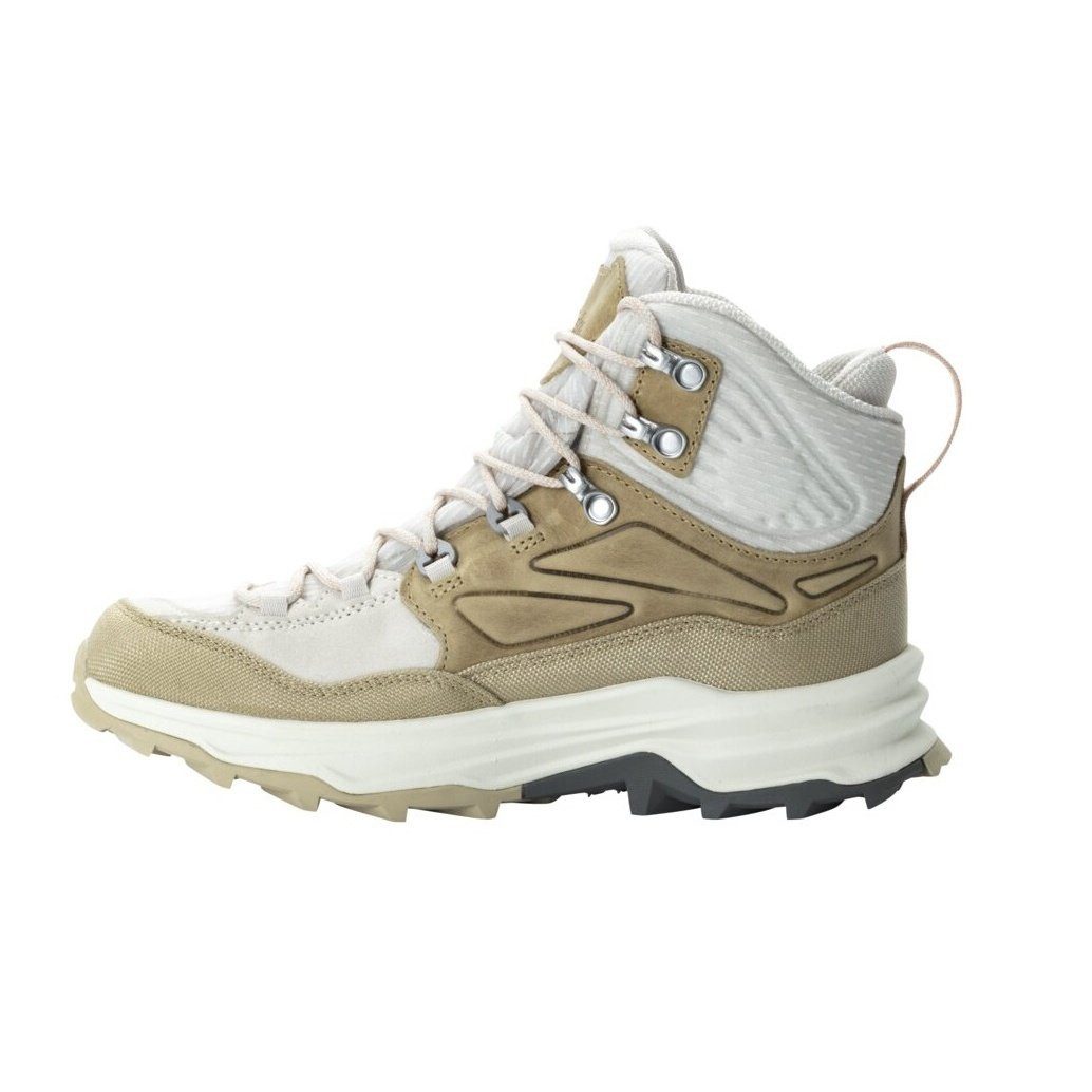 Jack Wolfskin Cyrox Texapore Mid (Leder/Textil, wasserdicht) braun/cremewei günstig online kaufen