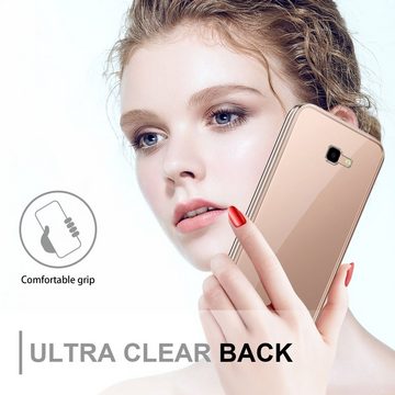 Cadorabo Handyhülle Samsung Galaxy J4 PLUS Samsung Galaxy J4 PLUS, Flexible Case Handy Schutzhülle - Hülle - Back Cover 360° Grad