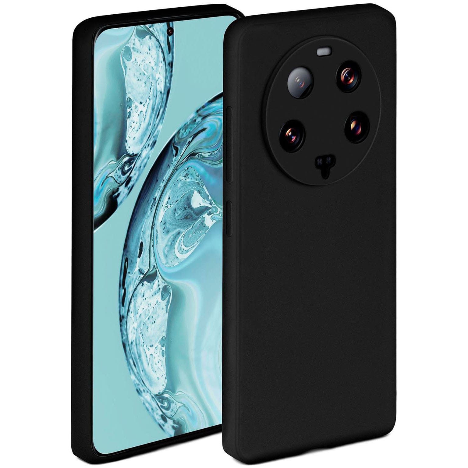 ONEFLOW Handyhülle für Xiaomi 13 Ultra Hülle Silikon Soft Case Schwarz 6,73 Zoll, Silikonhülle Cover Dünn Handytasche TPU Schutzhülle mit Kameraschutz