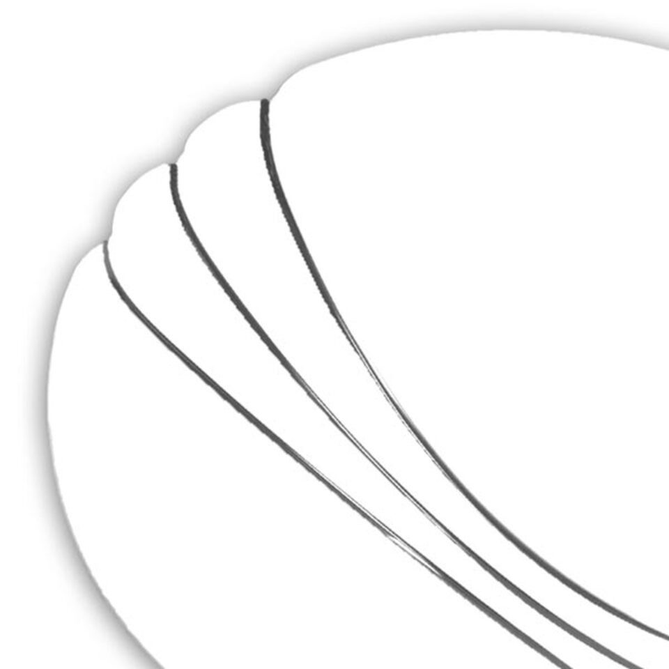 TEUTO Licht LED Deckenleuchte LED Deckenleuchte KIRANA 28cm, bis zu 2x 15W E27, ohne Leuchtmittel