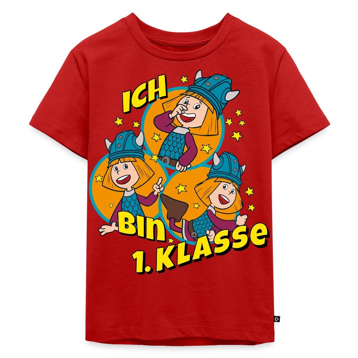 T-Shirt Wickie Und Die Starken Männer Ich Bin 1. Klasse Kinder Premium T-Shirt