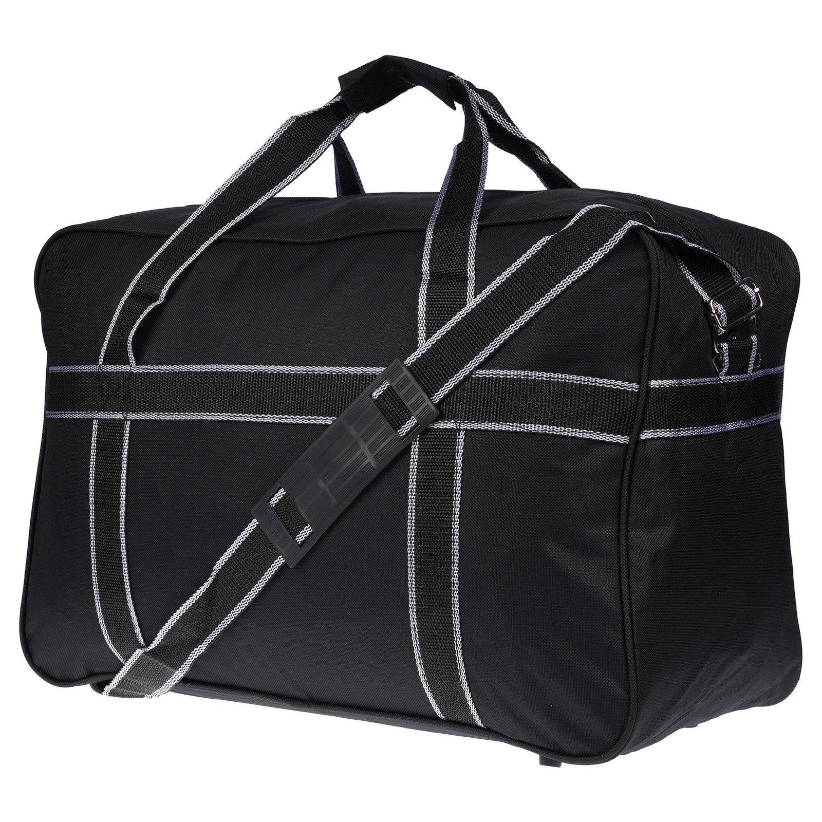 Christian Wippermann Umhängetasche Herren Damen Reisetasche Weekender Tasche (einzeln), Messenger Bag Damen Schwarz