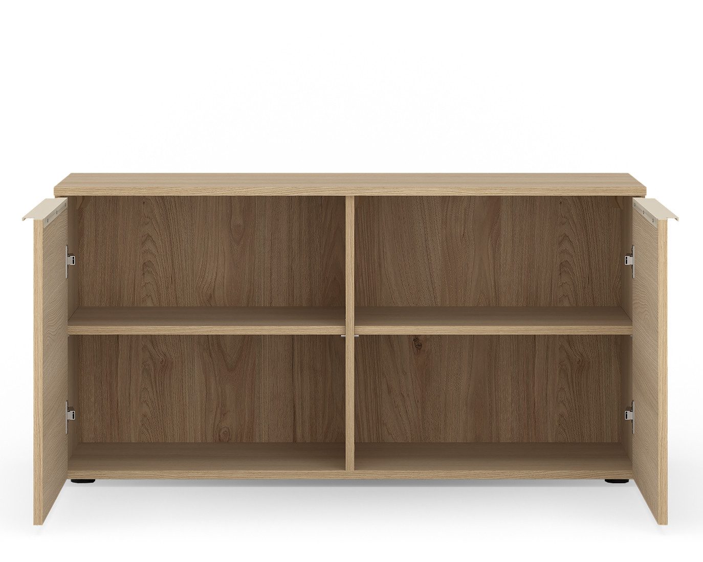 TOM TAILOR HOME Sideboard COLOR PUZZLE Low Cabinet 02, 2 Türen, farbige Griffe & Füße (opt), Breite 1100 mm – Stauraum mit besonderem Farbkick