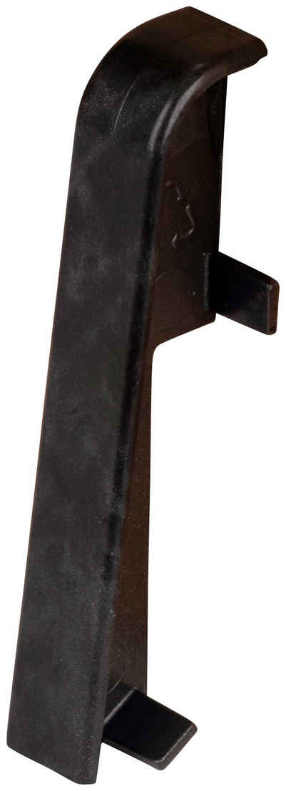 EGGER Sockelleisten-Zwischenstücke »Stein schwarz«, zur einfachen Montage von 60mm Laminat Fußleisten