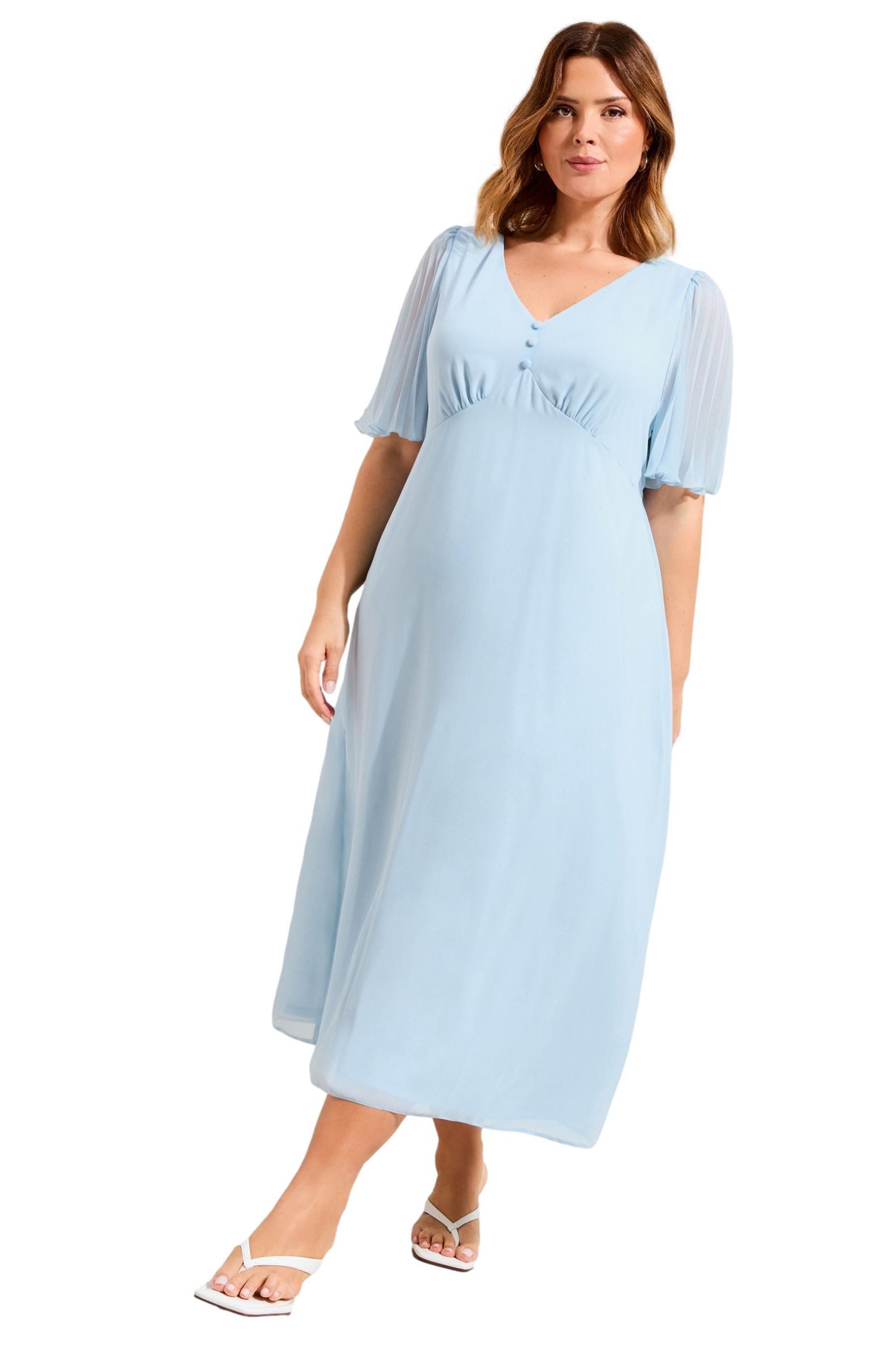 Friends Like These Midikleid Friends Like These Chiffon-Midikleid, Curve (1-tlg)