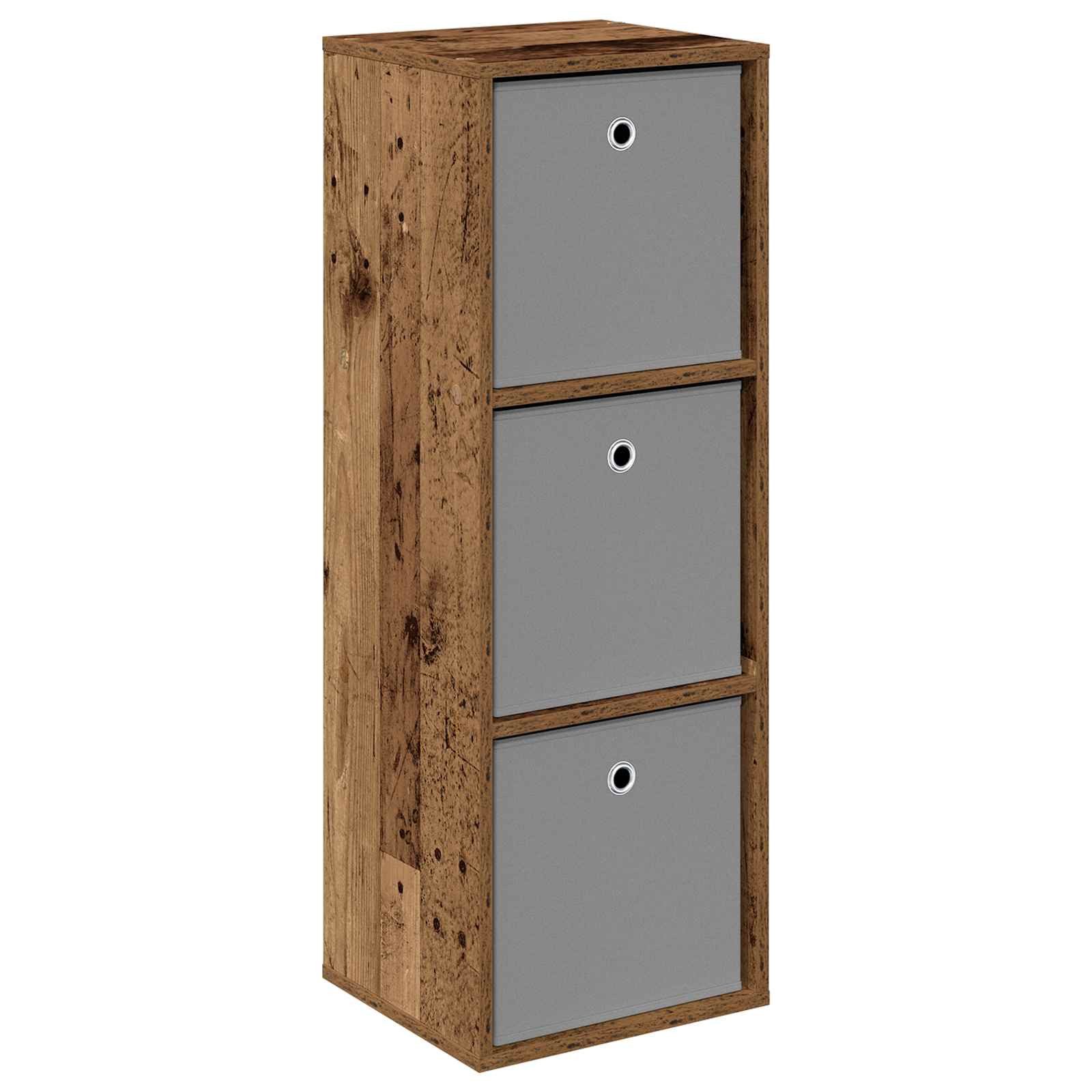 vidaXL Sideboard Sideboard mit Schubladen Altholz 35 x 32 x 99,5 cm (1 St)
