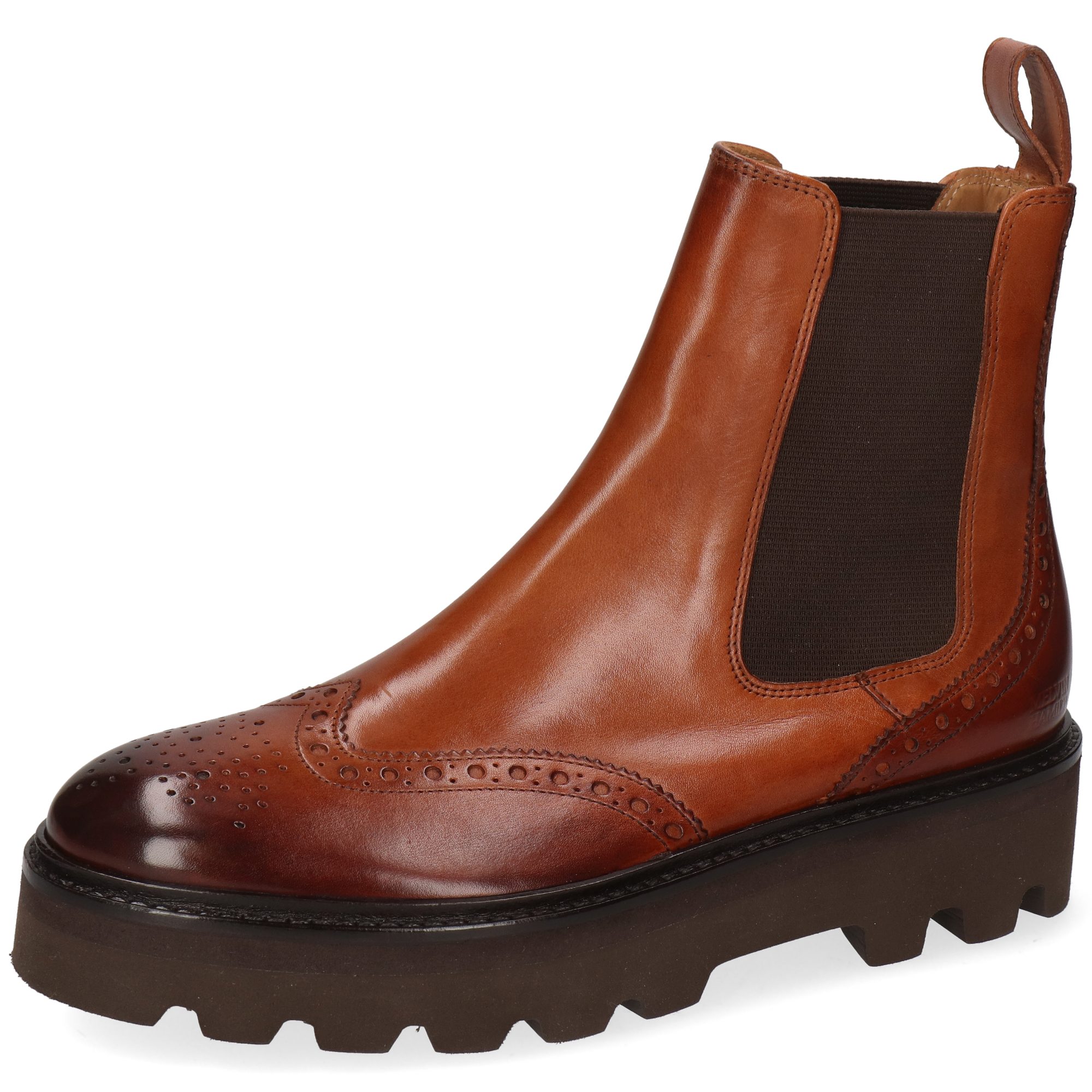 Sally 112 Leder-Chelsea Boots für Damen Stiefelette