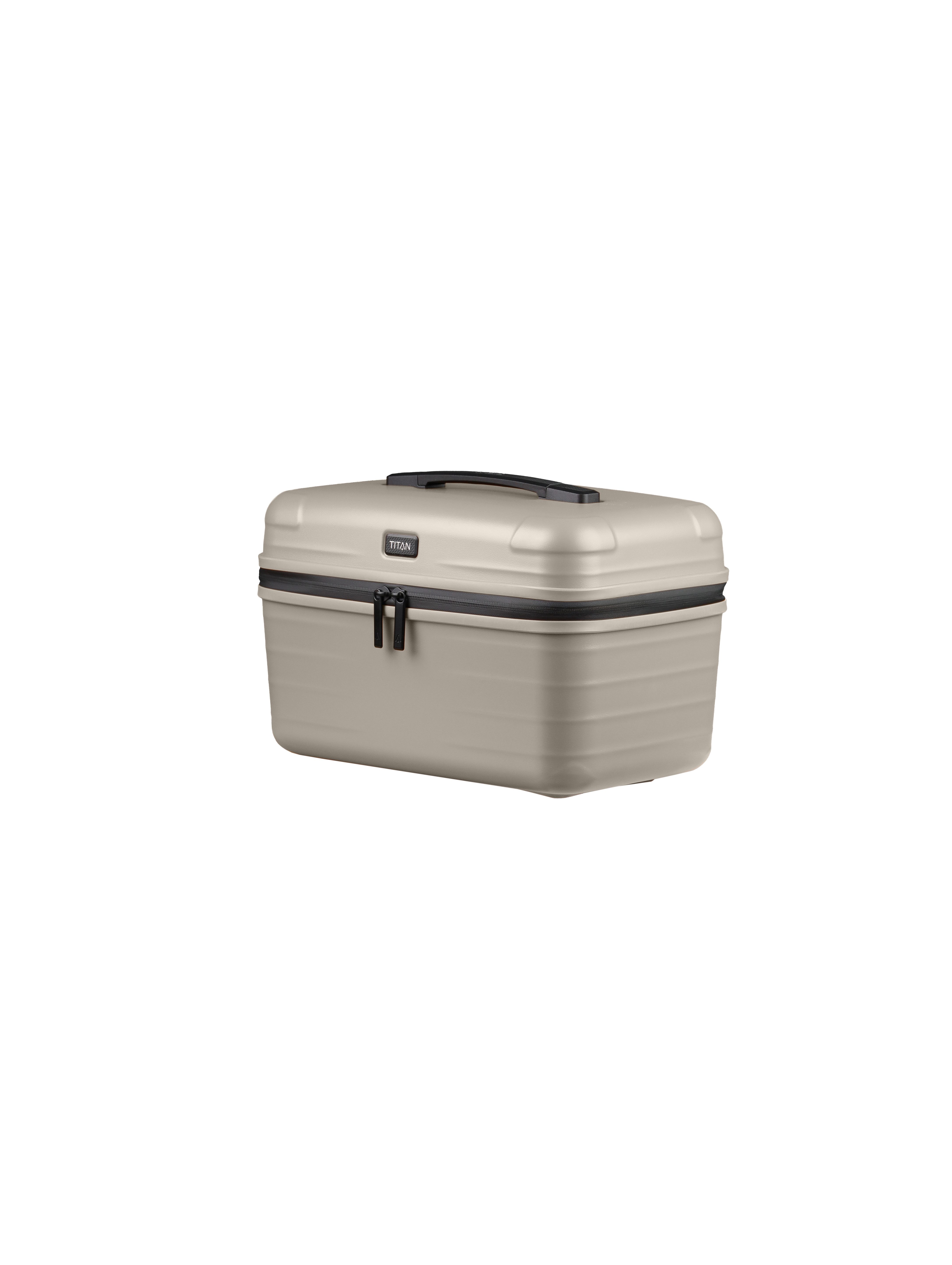TITAN - Made in Germany Beautycase UPGRADE Kosmetikkoffer, flexible Fächereinteilung, herausnehmbares Inlay und Trolley-Sleeve