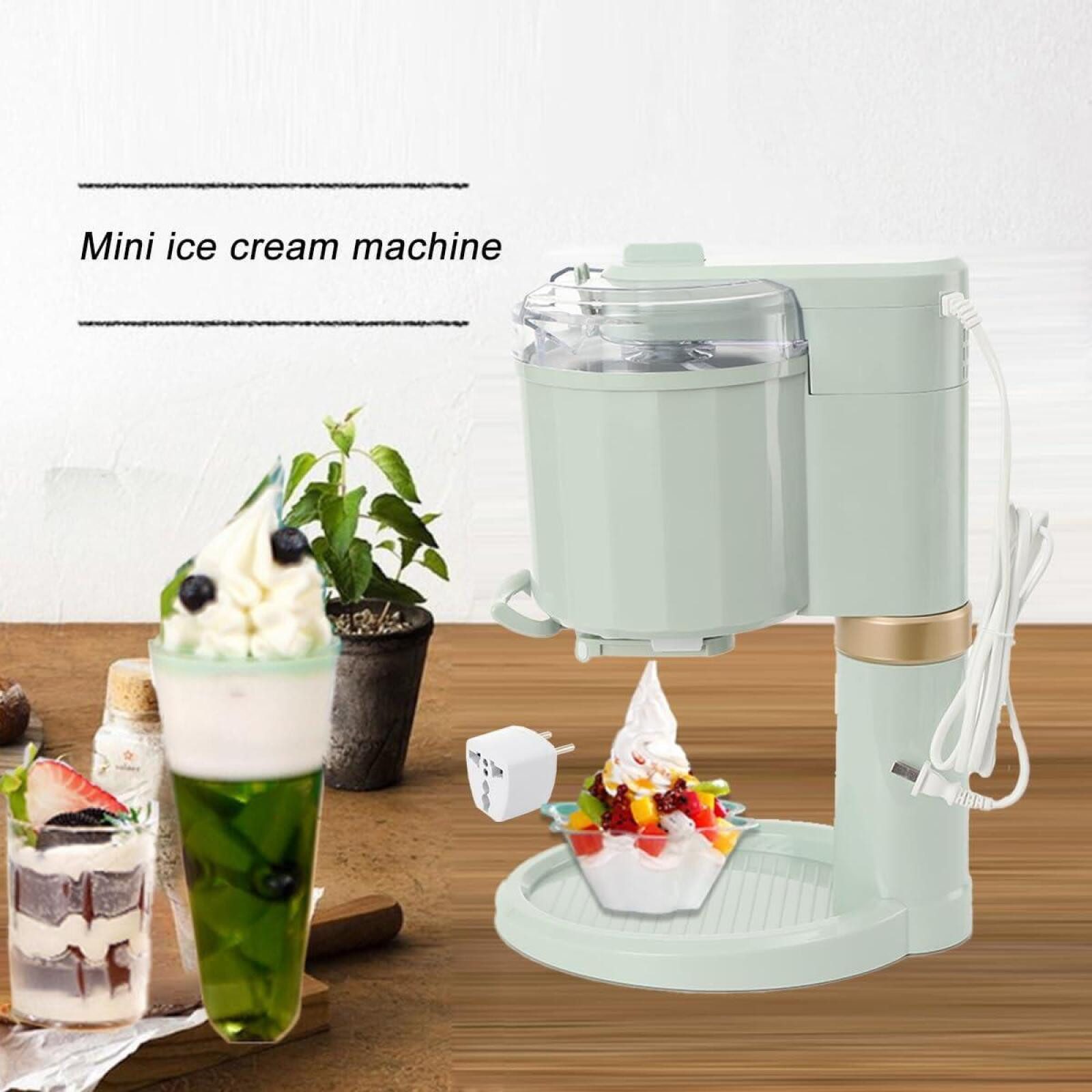 FELIXLEO Slush-Eismaschine Mini Soft-Serve Eismaschine 1L automatisch One-Push Haushalt