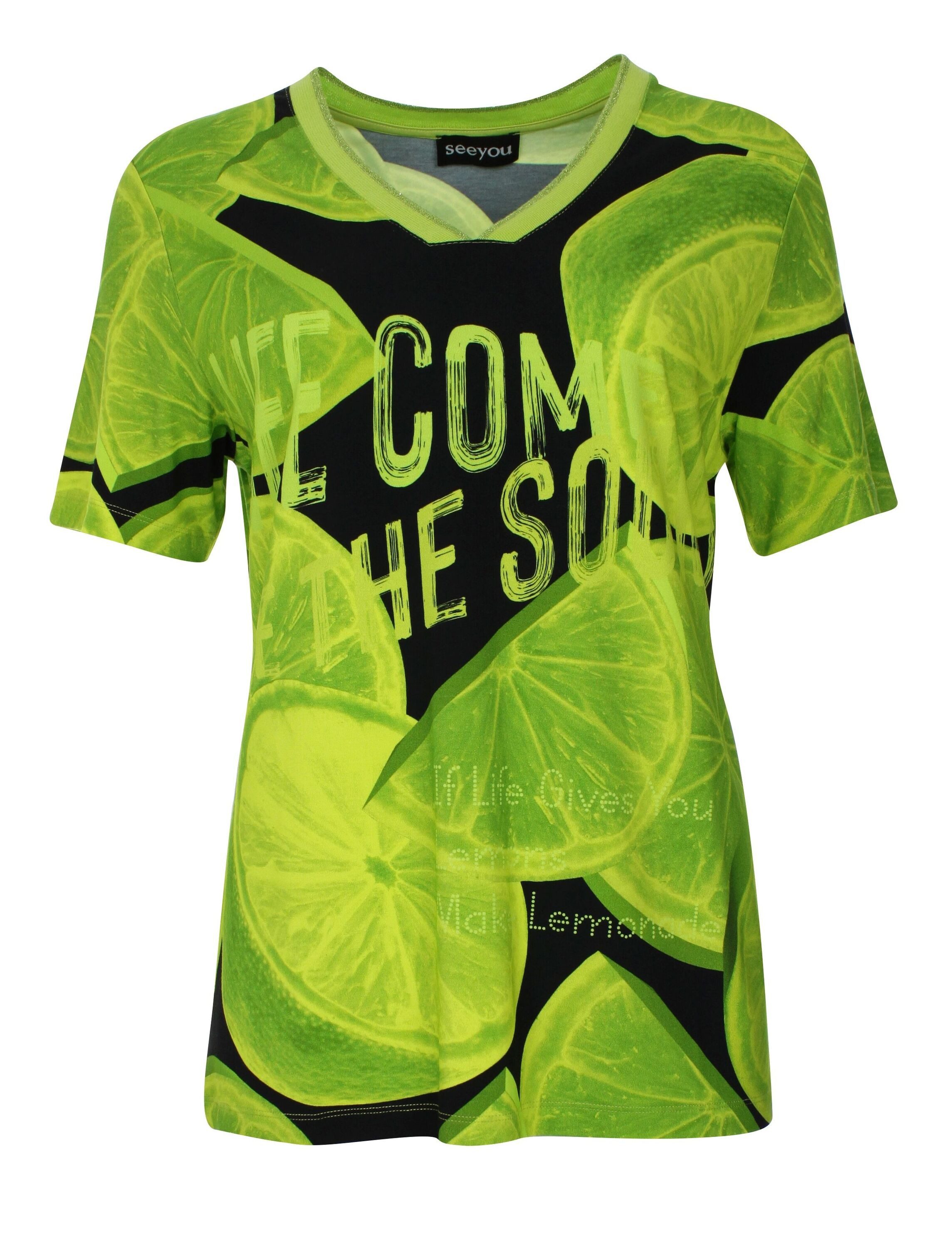 seeyou Print-Shirt (1-tlg) mit Allover-Print günstig online kaufen