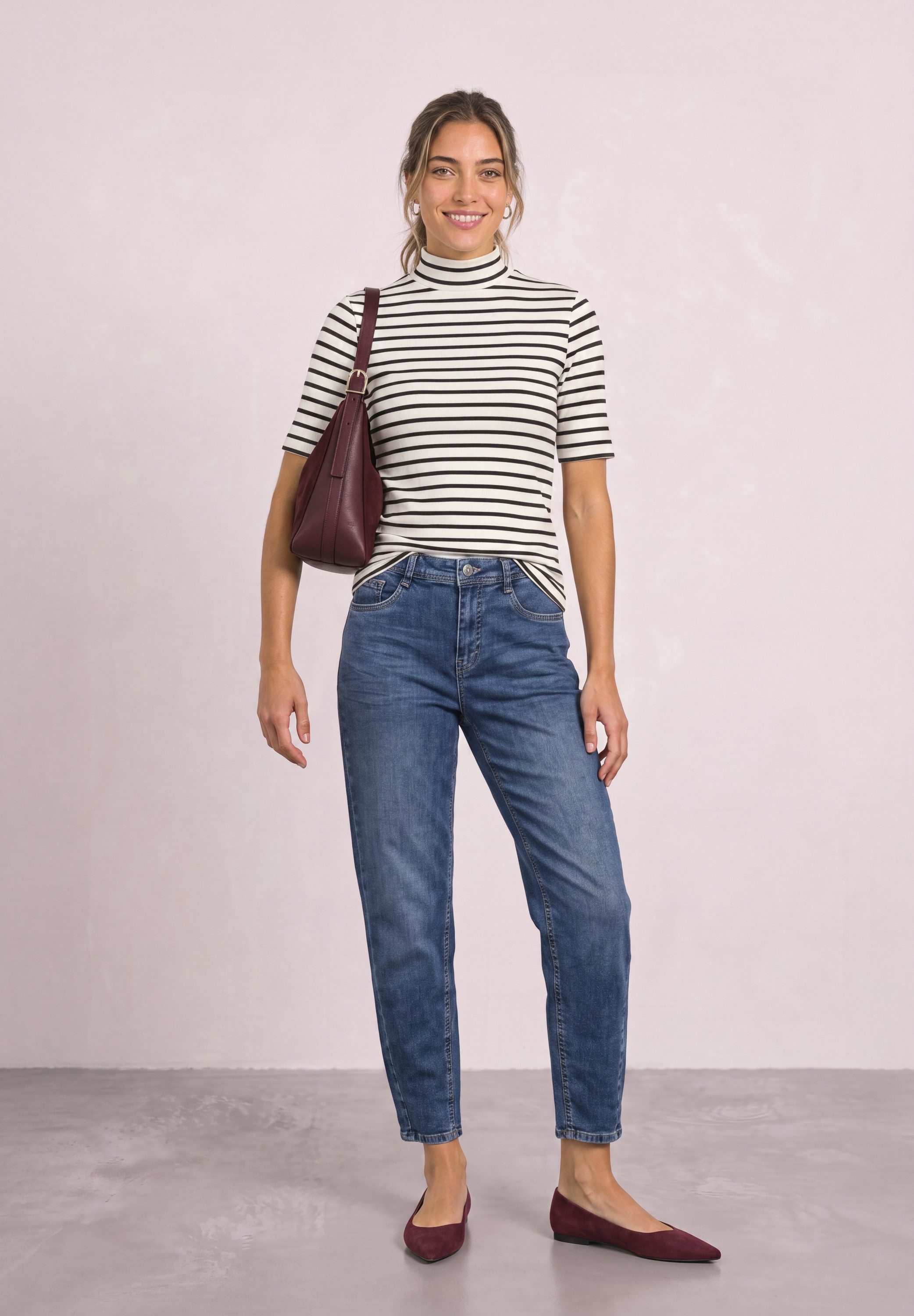 STREET ONE T-Shirt mit Turtleneck