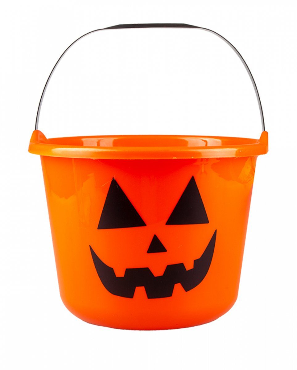 Dekoobjekt Halloween Kürbis Süßigkeiten Eimer für Trick or Tr
