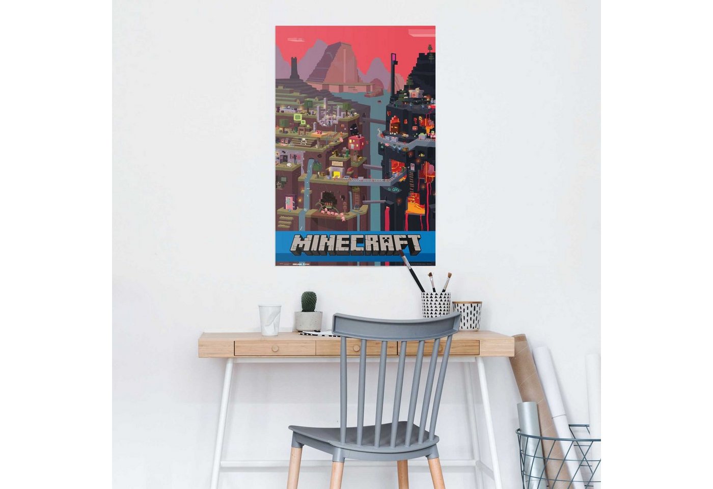 Reinders! Poster »Minecraft«, (1 Stück)-HomeTrends