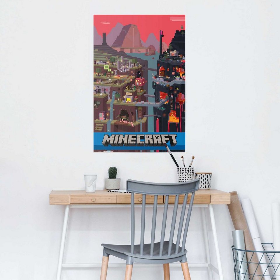 Reinders! Poster Minecraft, (1 St)