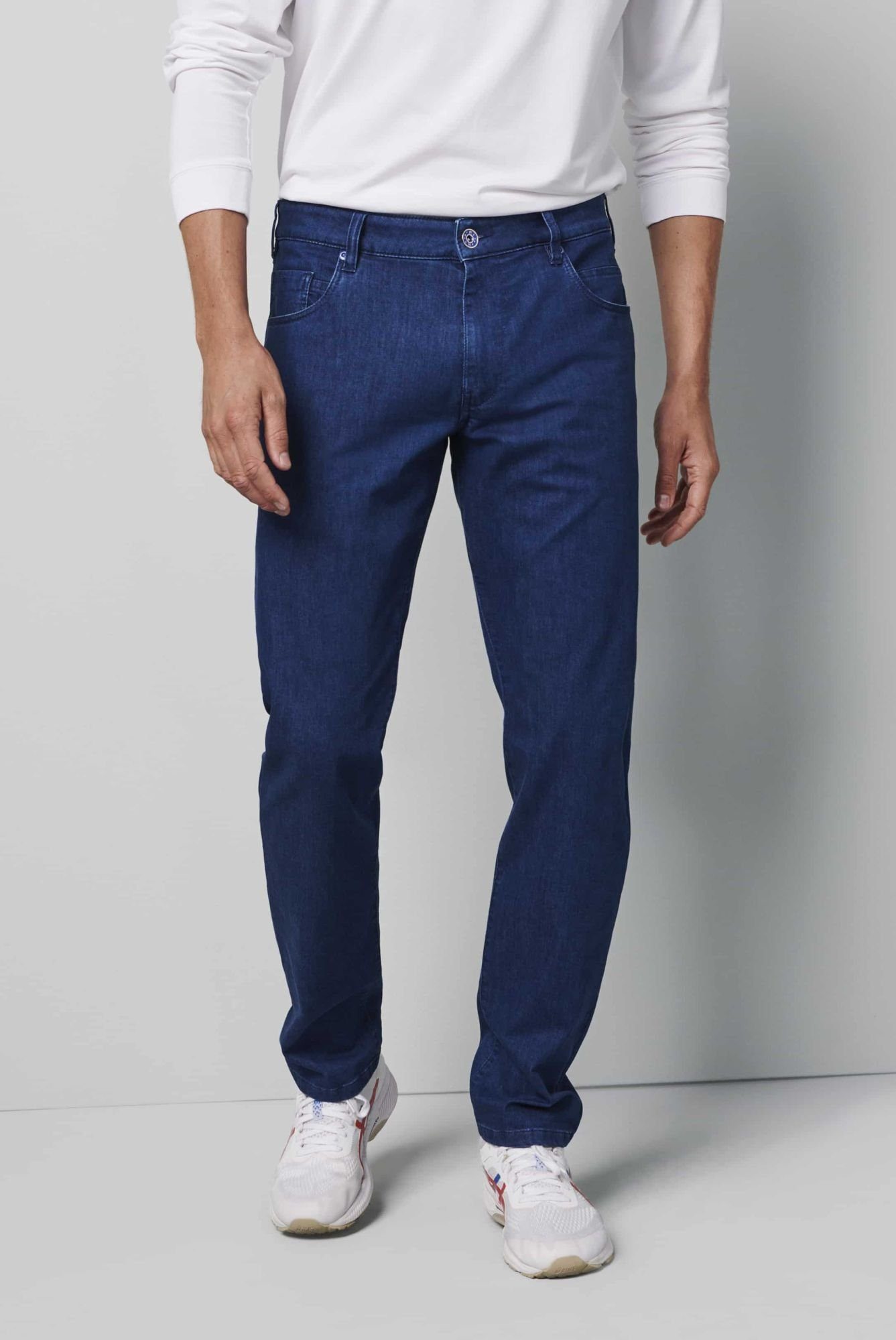 5-Pocket-Jeans EcoMade Coolmax MEYER blau