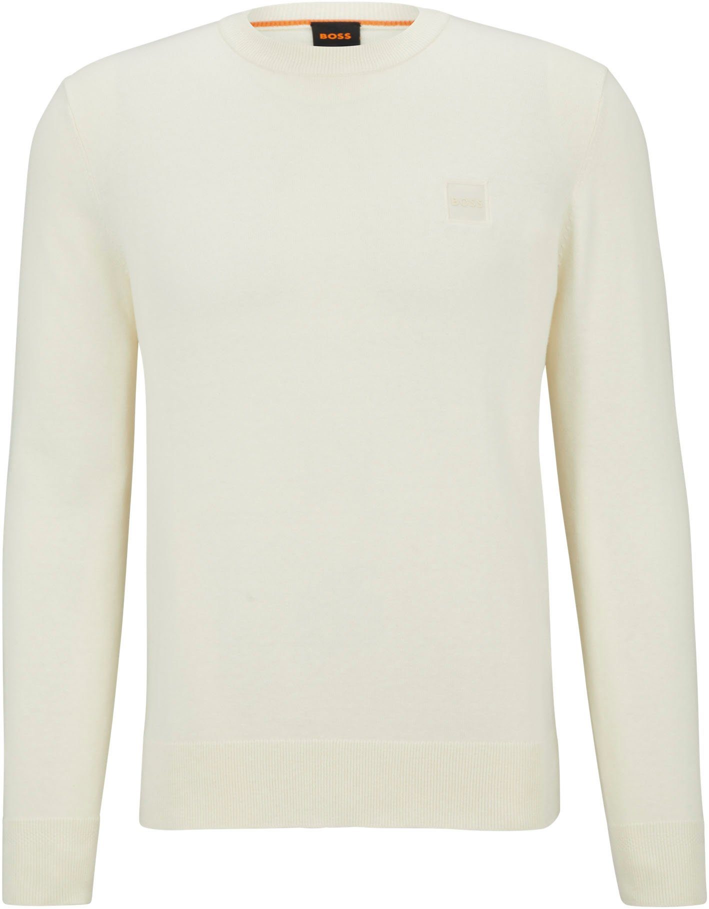 BOSS ORANGE Strickpullover Kanovano mit Kaschmiranteil 277 Beige Light