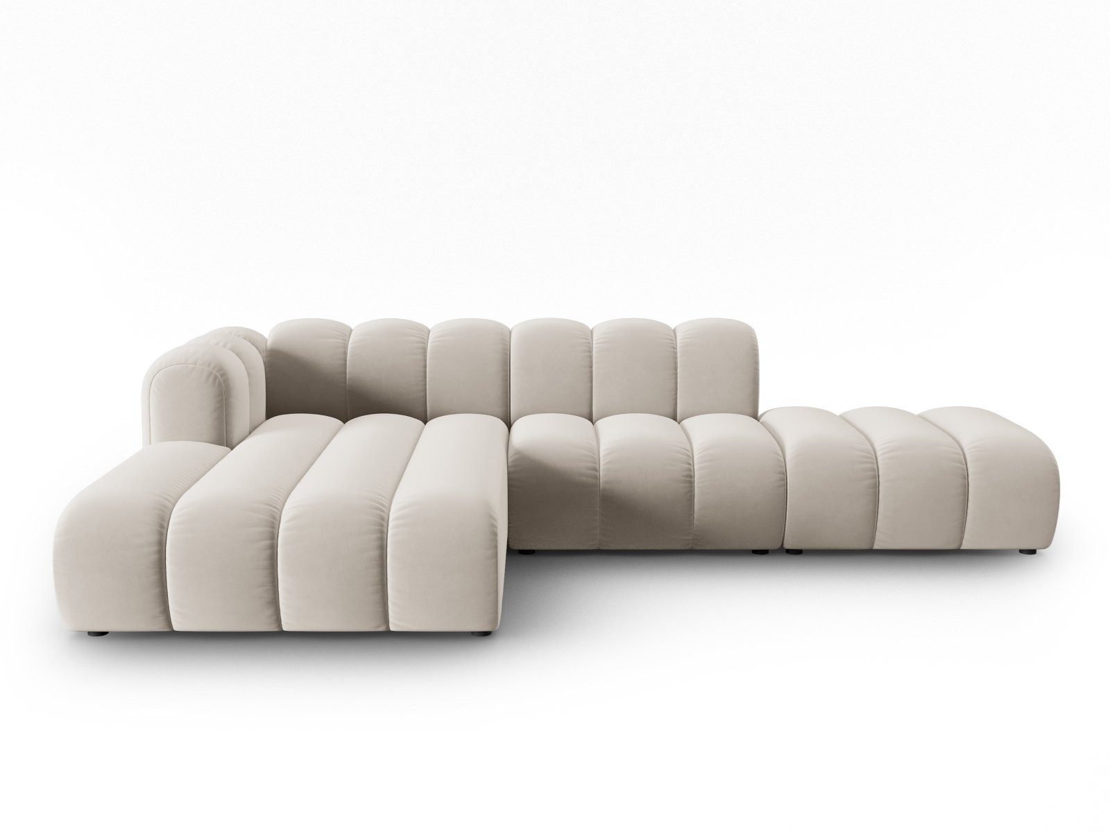 Micadoni Ecksofa Lupine, modular offen 5-Sitzer
