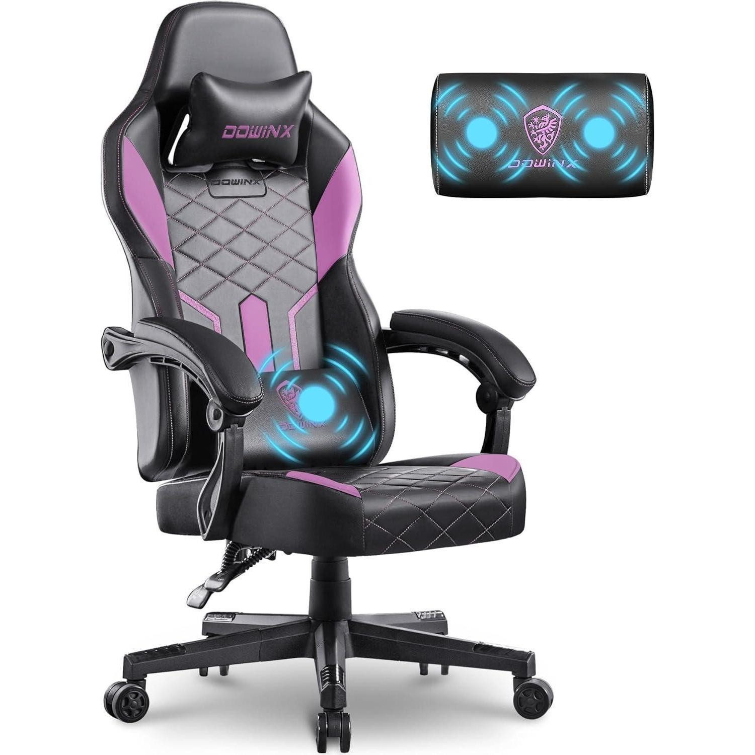 LuxusKollektion Gaming-Stuhl Gaming Stuhl Racing Gamer Stuhl mit Frühling Kissen und