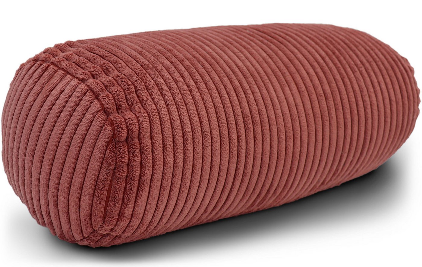Amilian Nackenrolle 15x40 cm Nackenkissen Sofa - Bettrolle Cord-Optik - Kissenrolle weich, 1-tlg., inkl. Bezug, maschinenwaschbar, Reißverschluss, formstabil