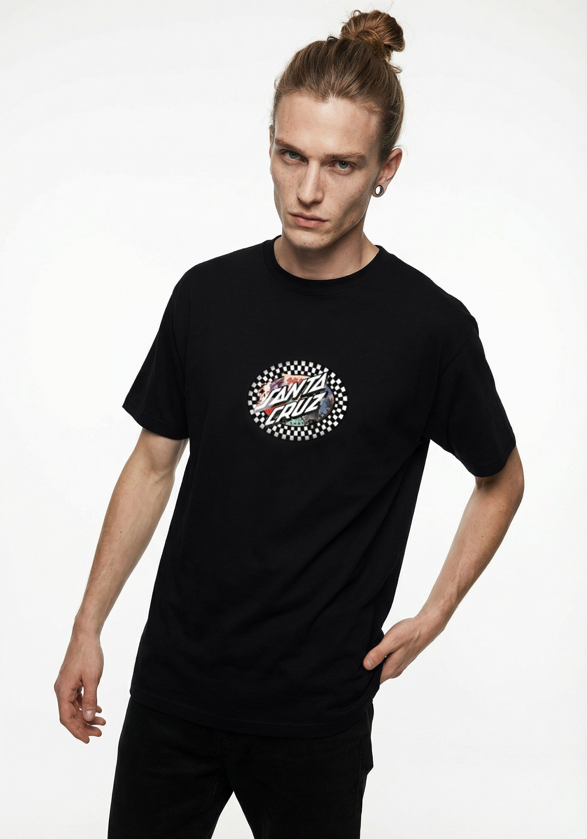 Santa Cruz T-Shirt COLLAGE OVAL DOT T-SHIRT sportlicher Stil, für sportliche Aktivitäten und Freizeit