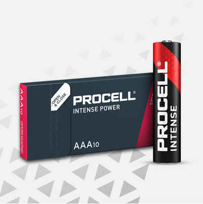Duracell Procell Intense Micro/AAA/LR03 Batterie, LR03 (1,5 V, 10 St), 1.5V