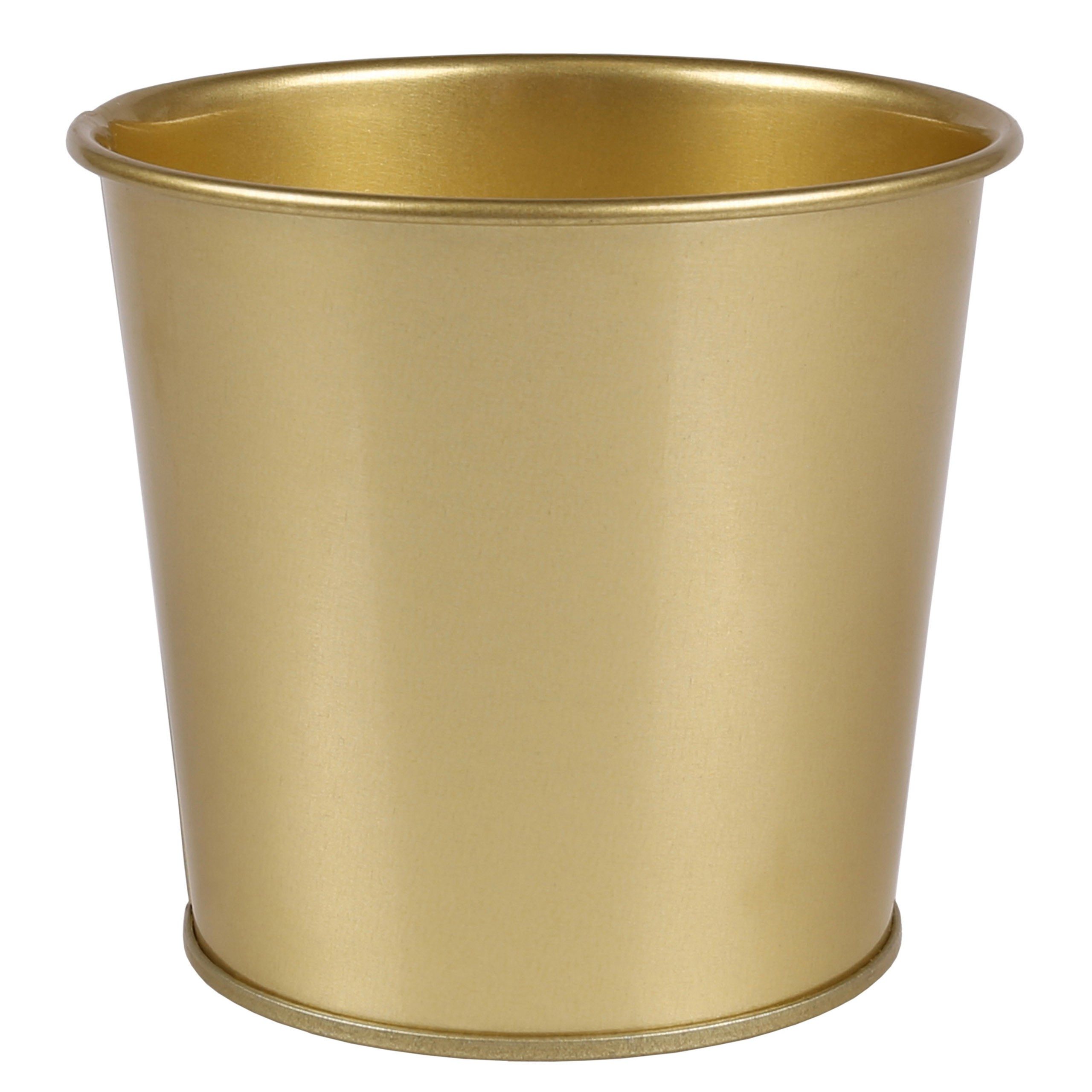 IKEA Blumentopf DAIDAI Goldfarbener Übertopf, Blumentopfschutz 9cm IKEA 3 Stück