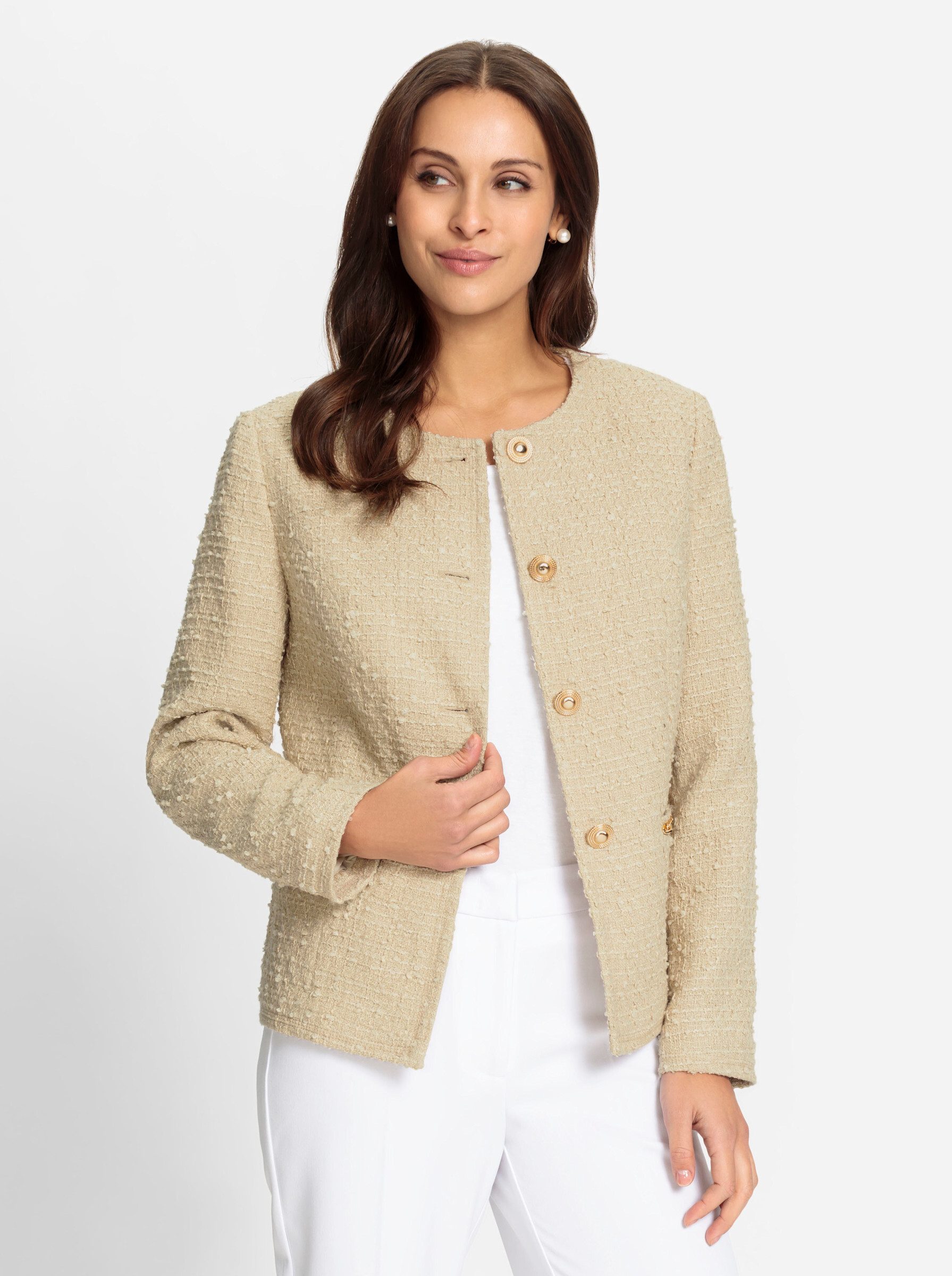 Witt Blusenblazer Bouclé-Blazer günstig online kaufen