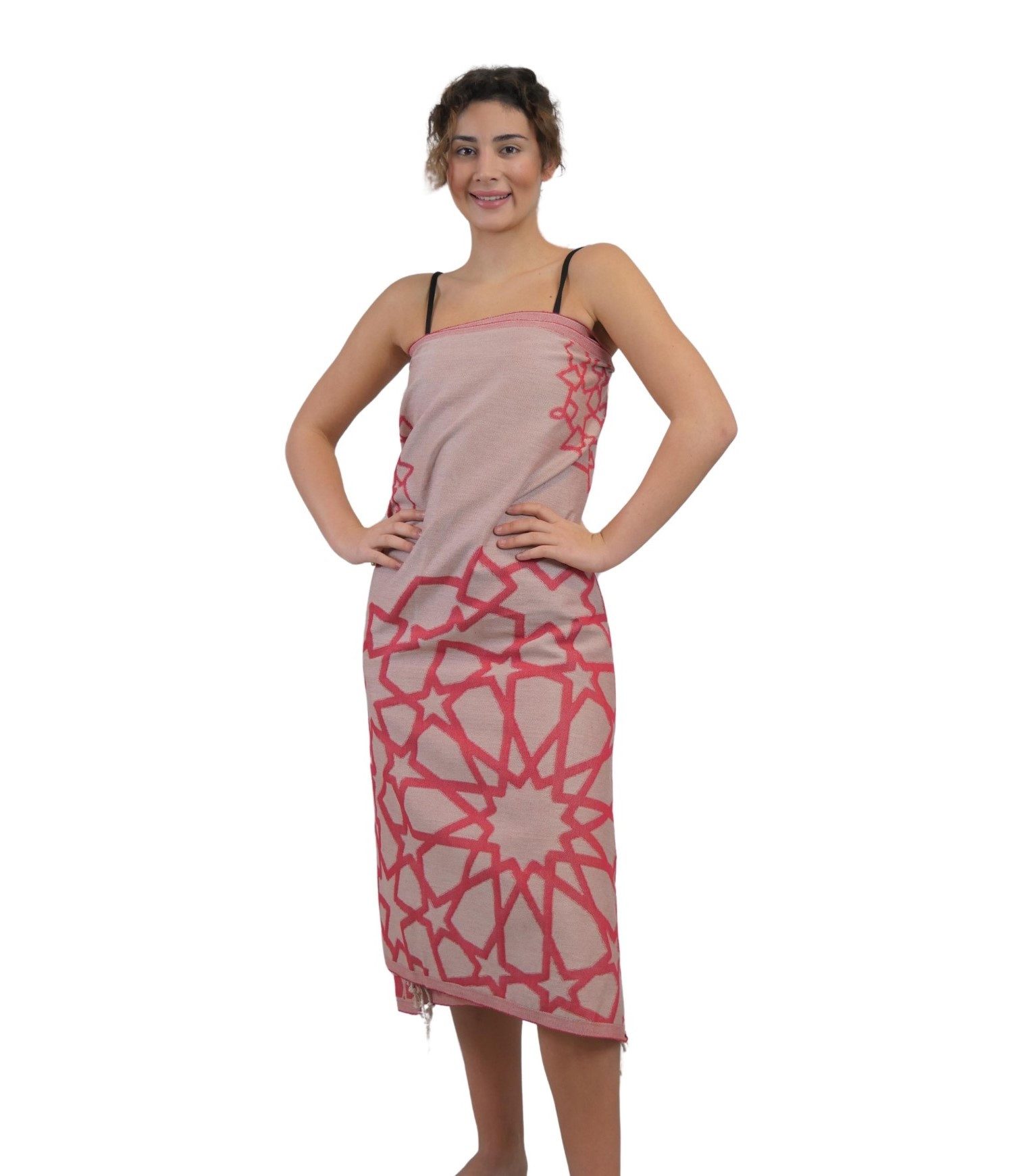 my Hamam Hamamtücher Hamamtuch 100x180 cm "Mosaik" - myHamam, in vielen Farben, Baumwolle (1-St), orientalisch, beidseitig nutzbar, Sauna Handtuch