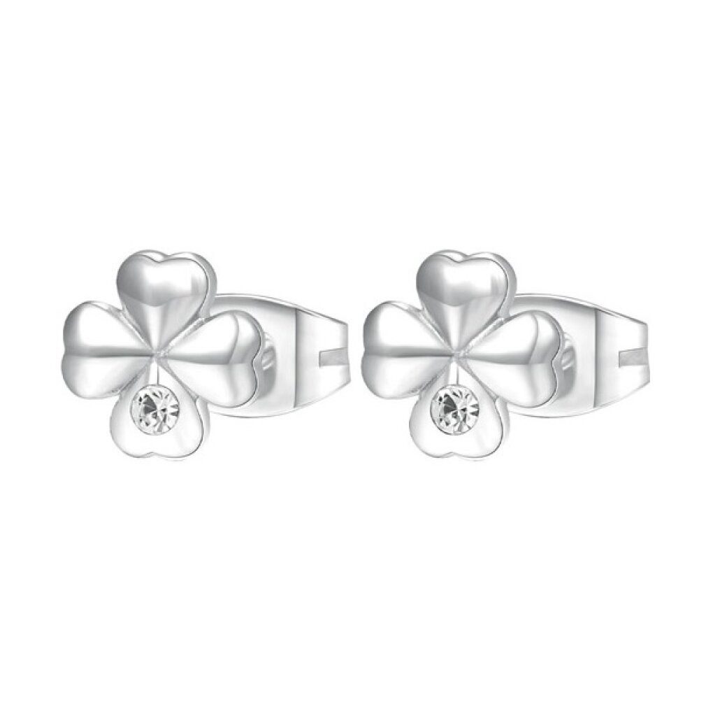 Brosway Ohrring-Set Delicate steel earrings Four Leaf Chakra BHKE042