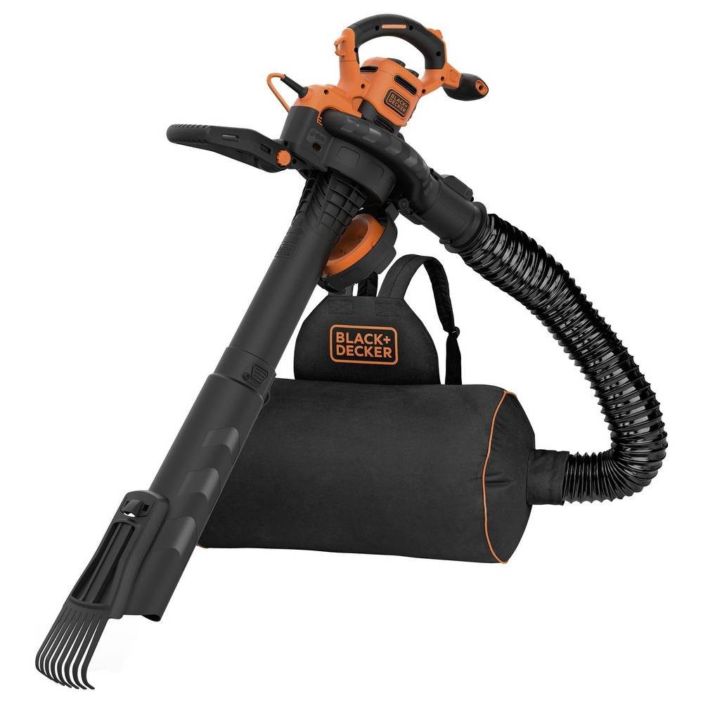 Black + Decker Akku-Laubsauger BEBLV301-QS Elektro Laubsauger, Laubbläser, Laubhäcksler 230 V