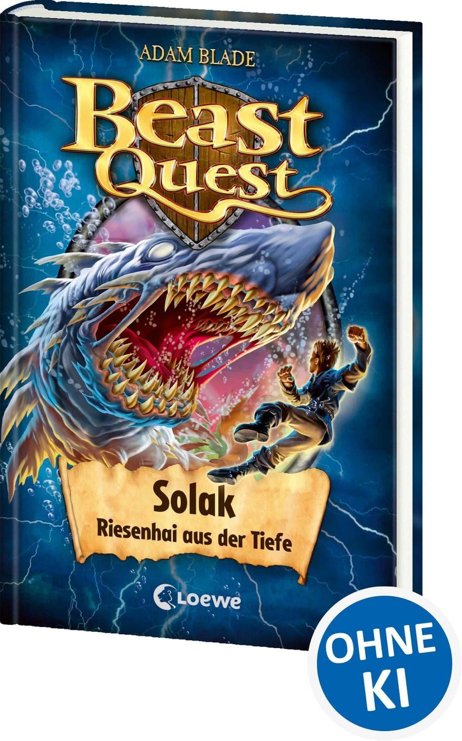 Kinderbuch Beast Quest (Band 67) - Solak, Riesenhai aus der Tiefe Beliebte Abente Adam Blade