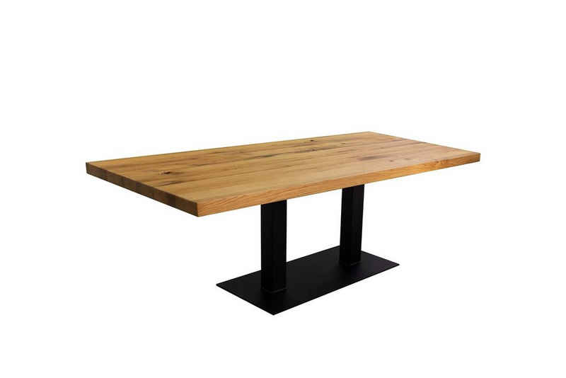 KAWOLA Esstisch »ADAM«, Tisch Wildeiche massiv verschiedene Größen