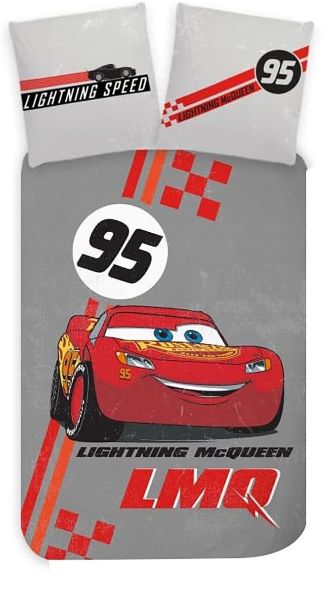 Disney Kinderbettwäsche Disney Cars Lightning McQueen Kinderbettwäsche Renn günstig online kaufen