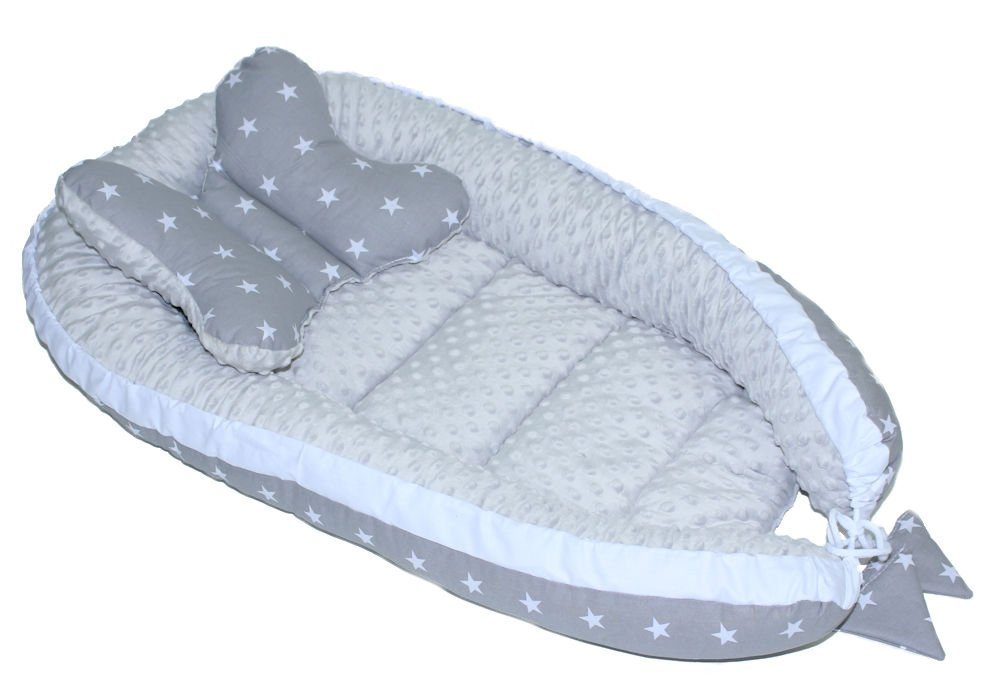 Primawela Bettnestchen Baby MINKY Nestchen Kokon Kuschelnest Kissen Decke S günstig online kaufen