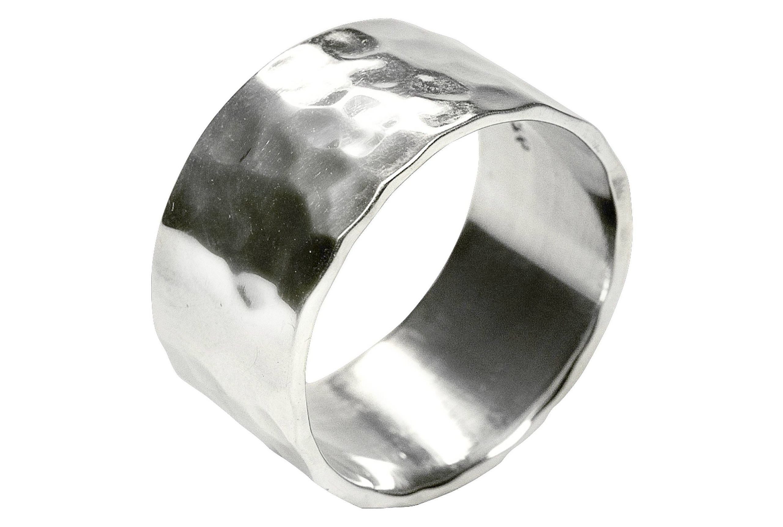 Partnerring XL Bandring "Hammerschlag"