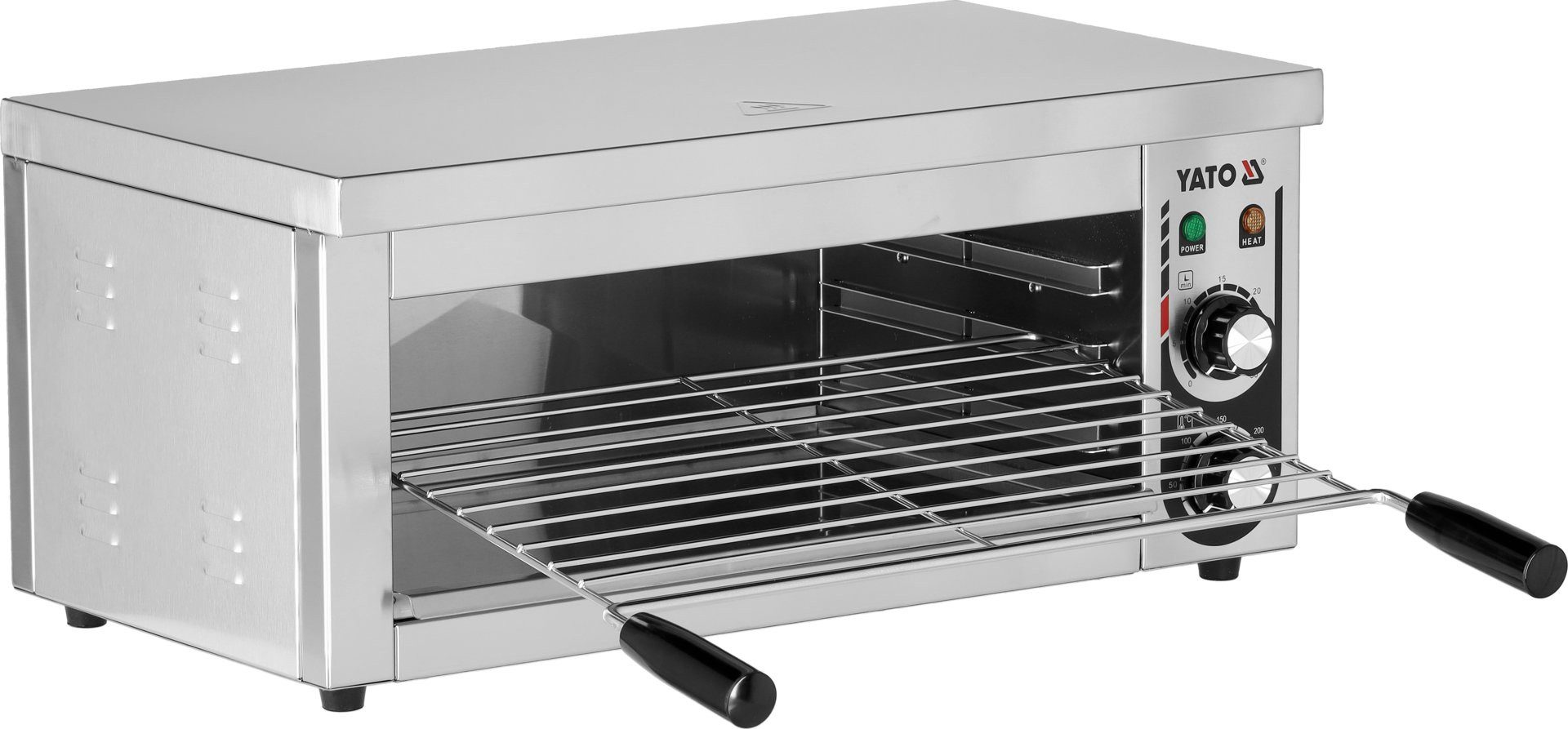 Yato Elektrogrill Gastro Salamander, Ofen, Grill, Überbackgerät 2500W, 610x330x280mm, 2500 W