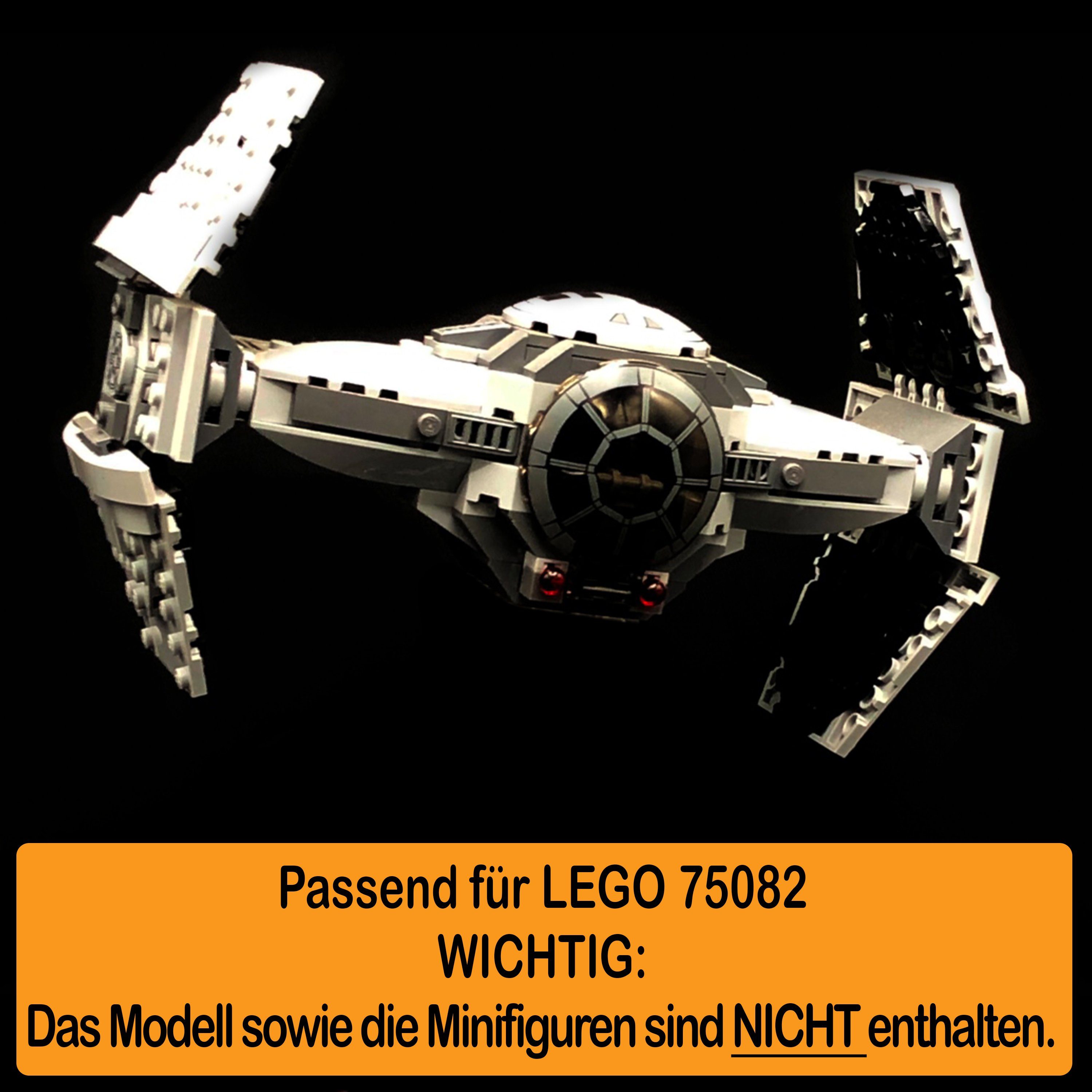 AREA17 Standfuß Acryl Display in Winkel 100% Positionen und Prototype (verschiedene selbst LEGO zum für Stand Germany zusammenbauen), 75082 einstellbar, Advanced TIE Made