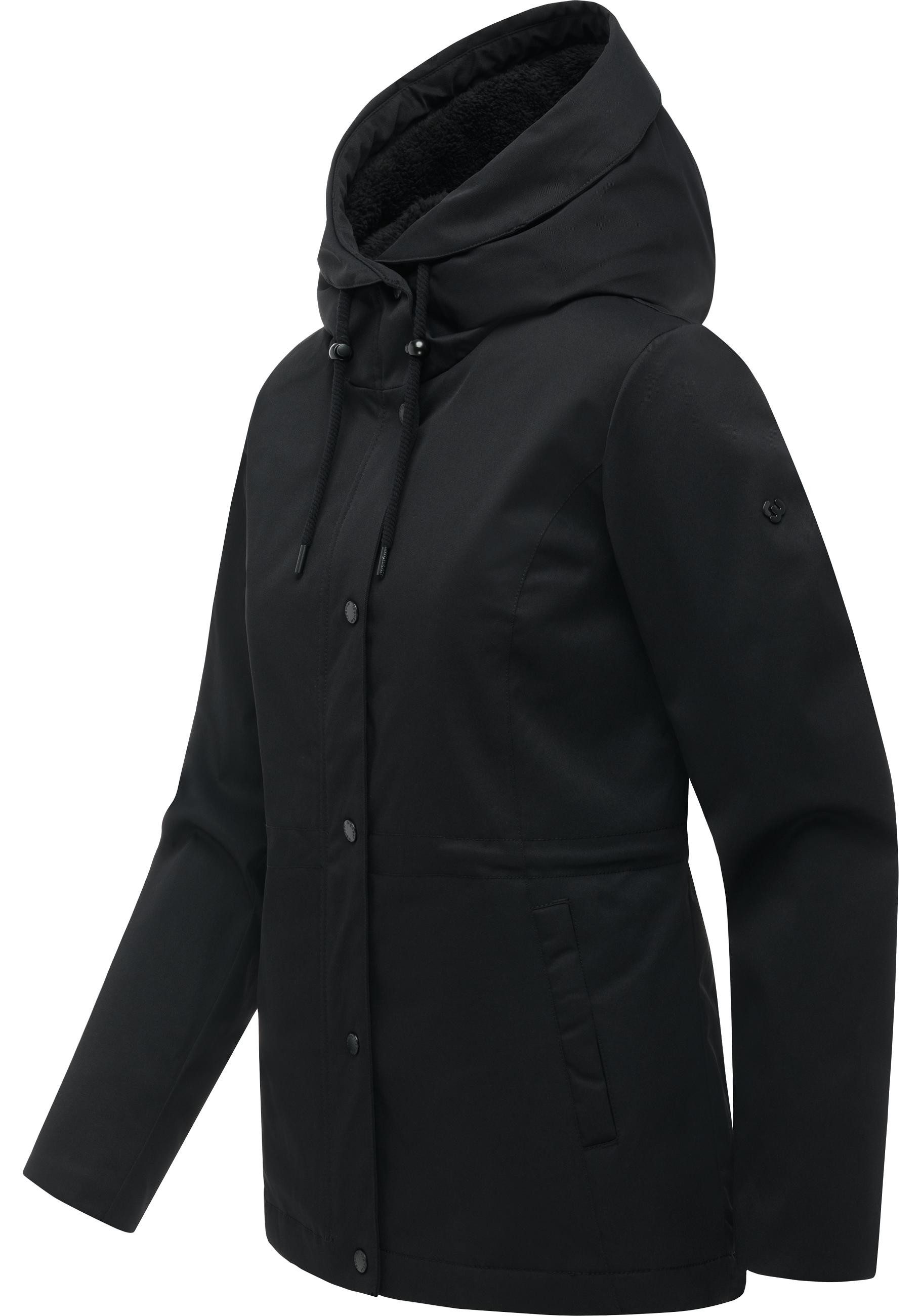 Ragwear Outdoorjacke Padmini B Y Wasserdichte Übergangsjacke mit Taillenzugkordel – Bild 2 von 5