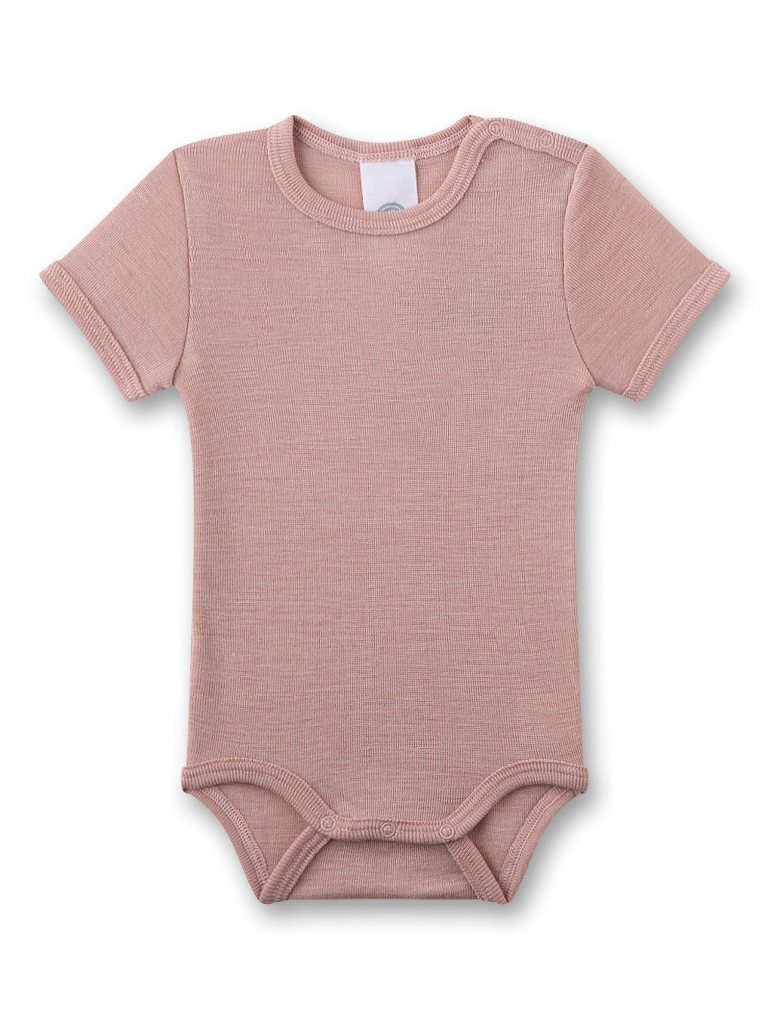 Sanetta Kurzarmbody Wool Silk Basic