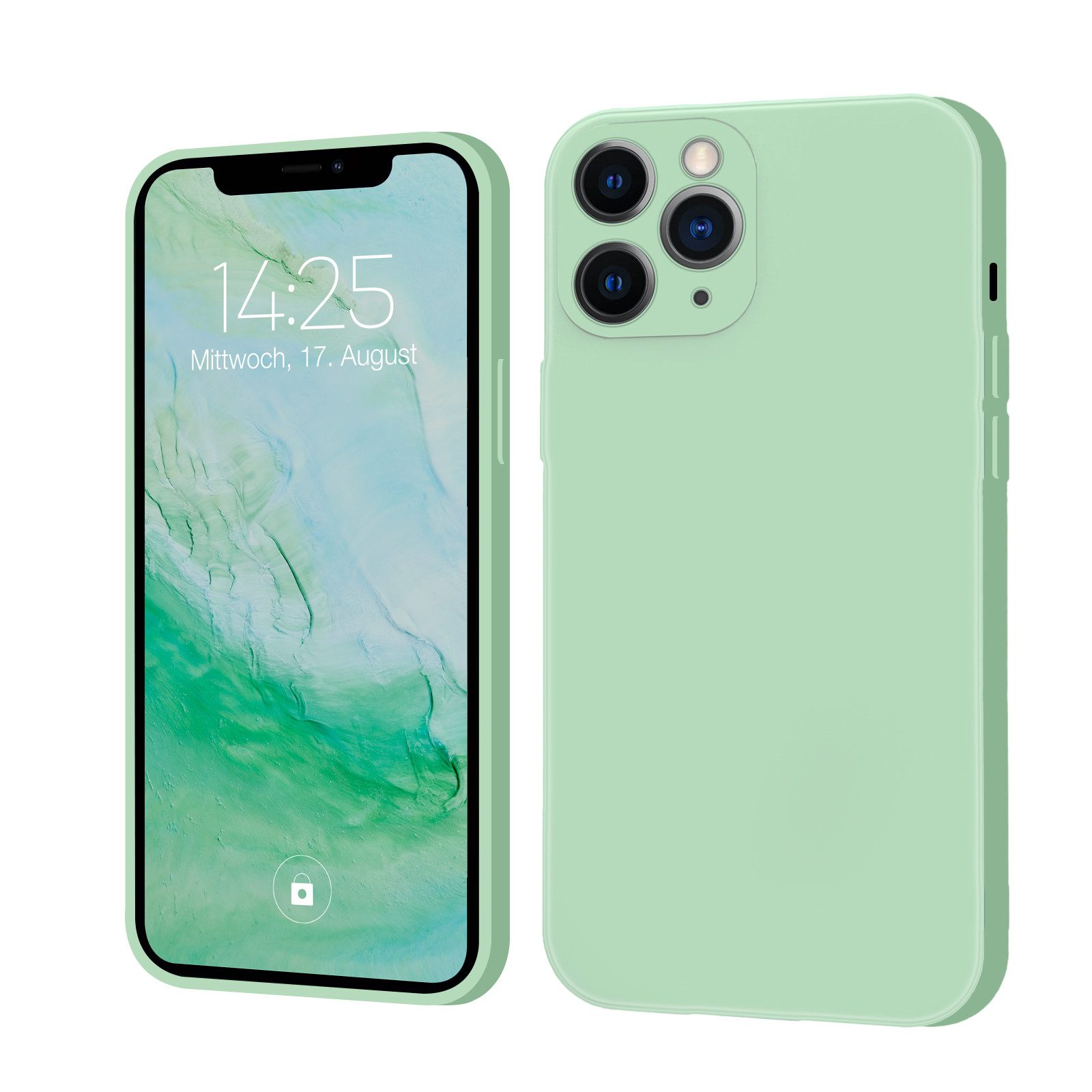 Tec-Expert Handyhülle SoftGrip Cover Hülle für Apple iPhone 11 Pro Max, Handy Case Bumper integrierter Kameraschutz flexibel