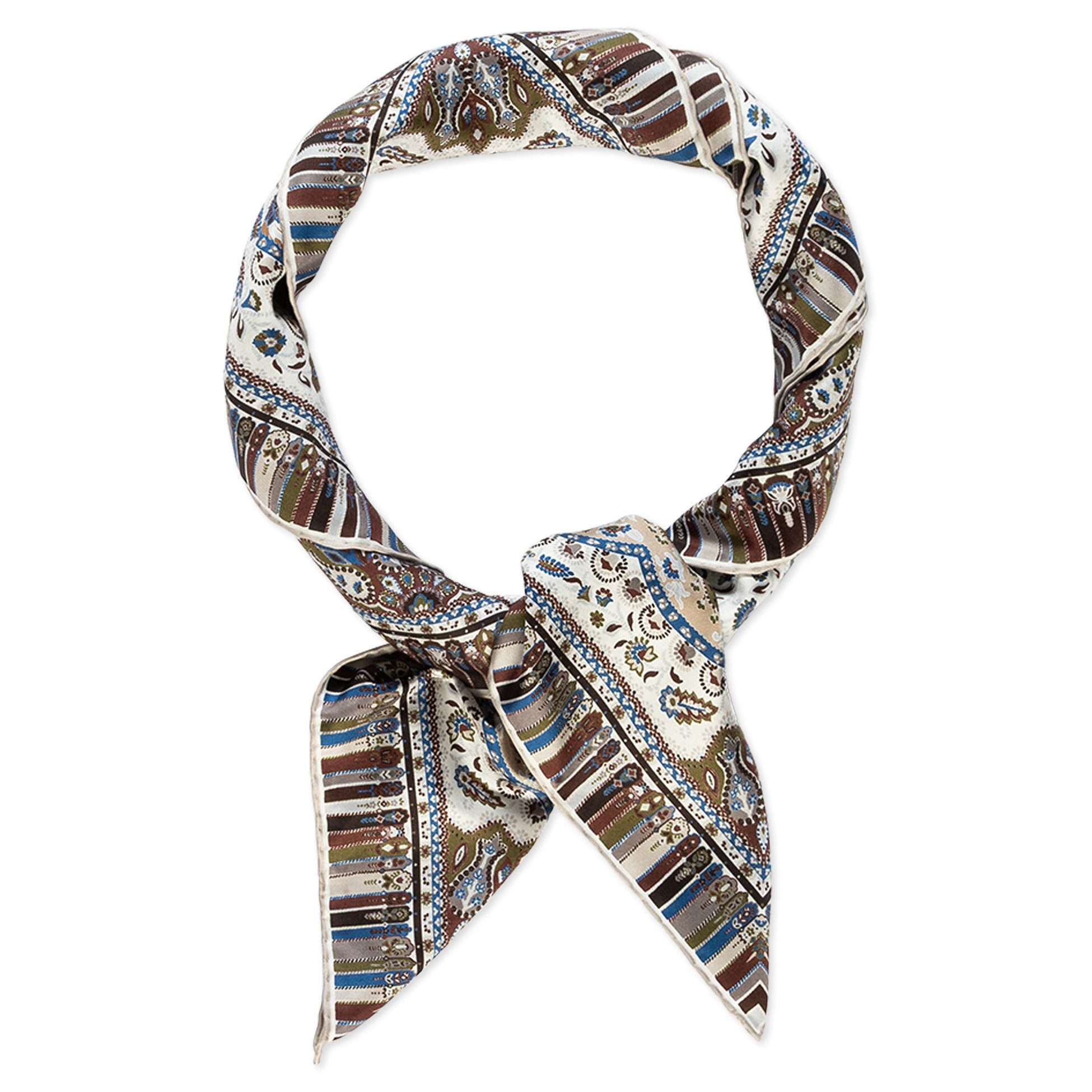 Roeckl Halstuch PAISLEY MIRAGE, Hochwertiges Twill Seidentuch